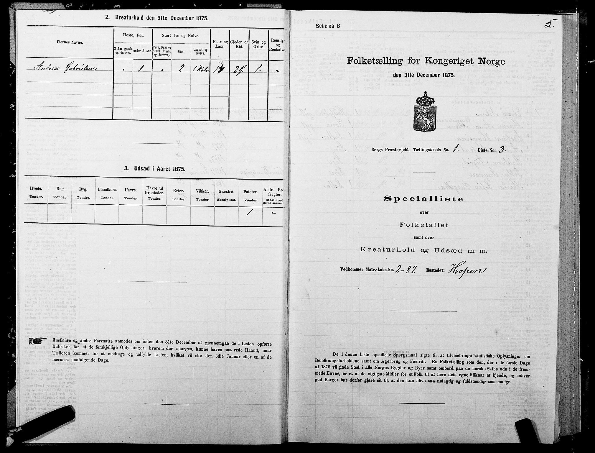 SATØ, Folketelling 1875 for 1929P Berg prestegjeld, 1875, s. 1005