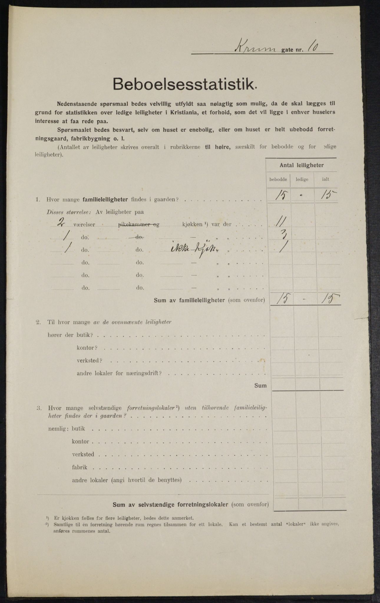 OBA, Kommunal folketelling 1.2.1914 for Kristiania, 1914, s. 54845