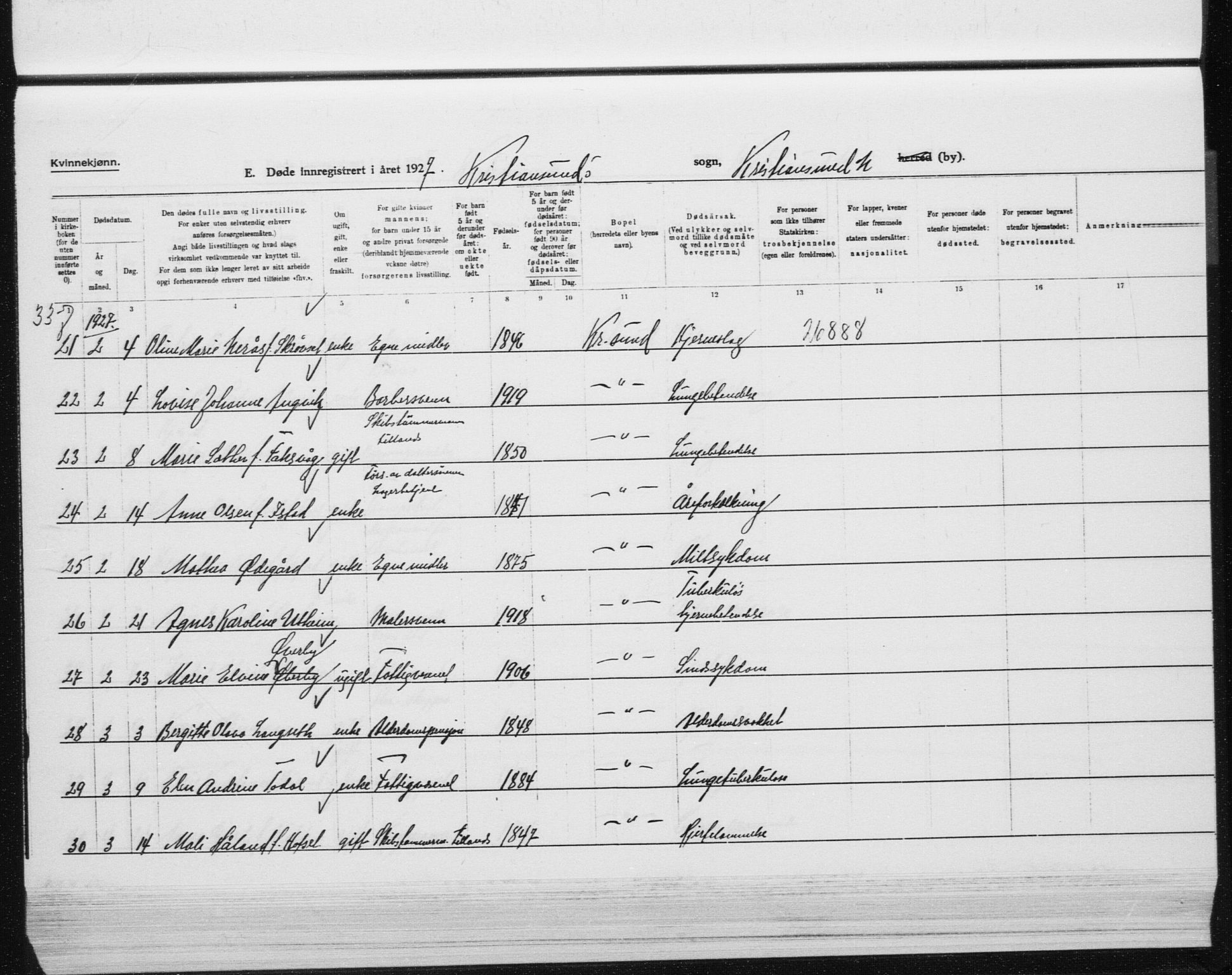 Ministerialprotokoller, klokkerbøker og fødselsregistre - Møre og Romsdal, AV/SAT-A-1454/572/L0863: Ministerialbok nr. 572D07, 1917-1935