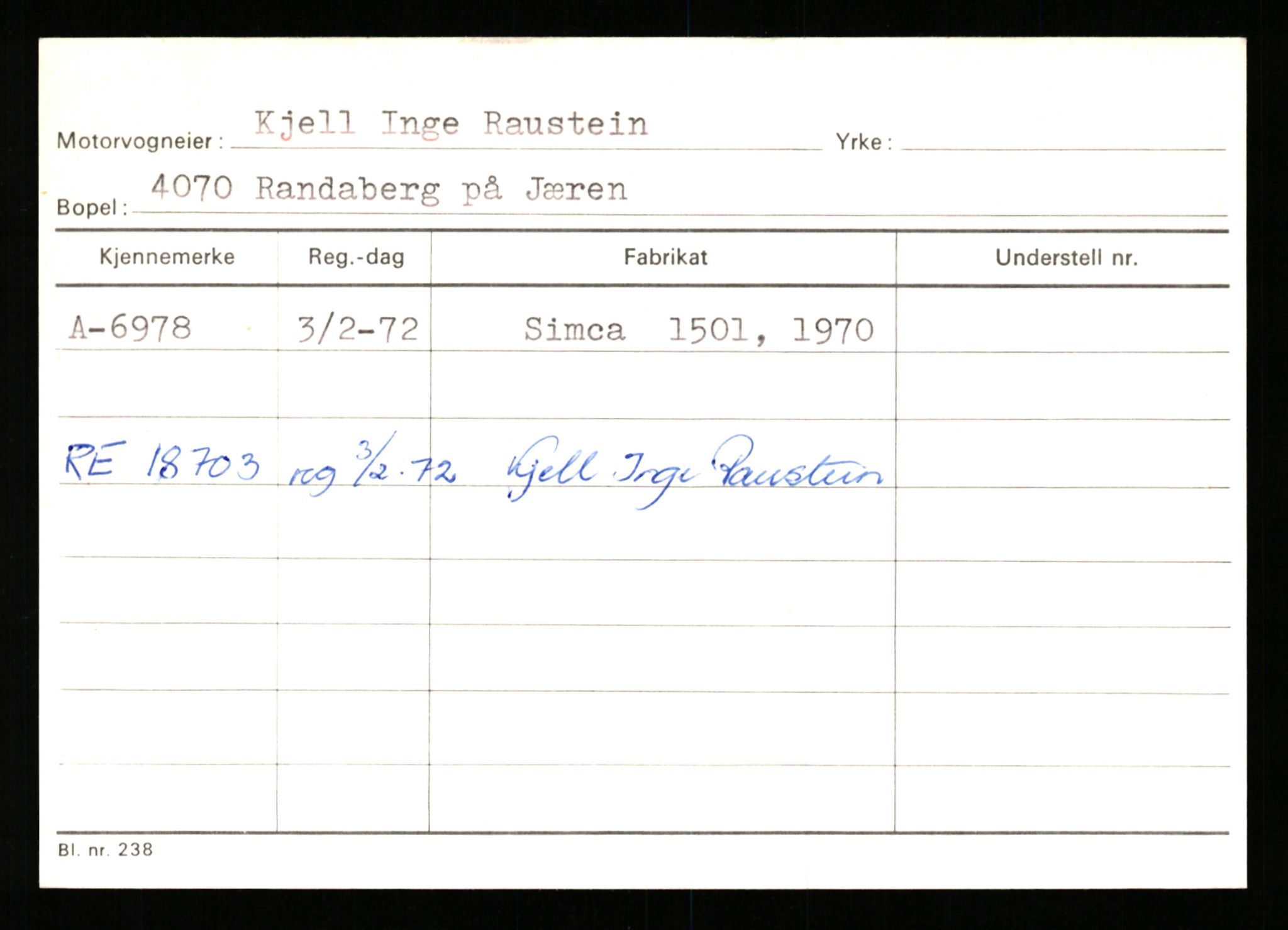 Stavanger trafikkstasjon, AV/SAST-A-101942/0/G/L0002: Registreringsnummer: 5791 - 10405, 1930-1971, s. 529