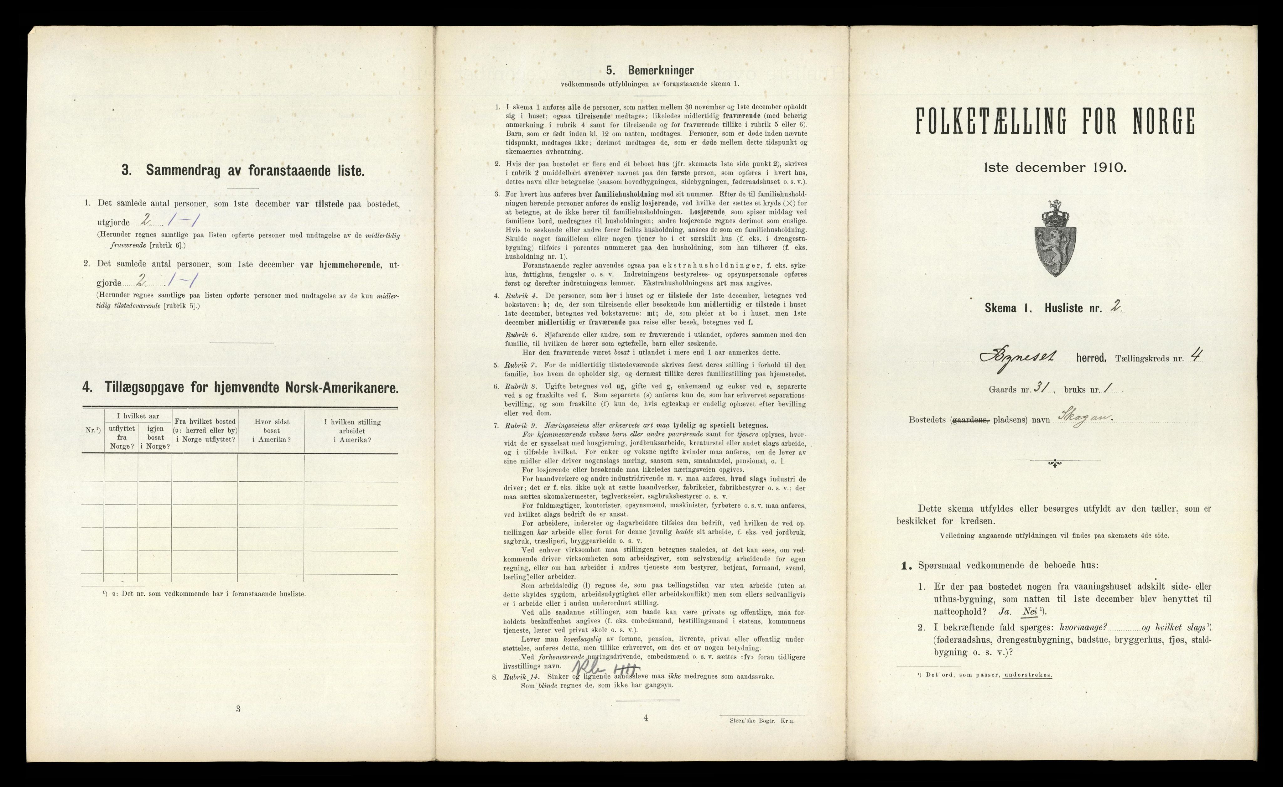RA, Folketelling 1910 for 1655 Byneset herred, 1910, s. 287