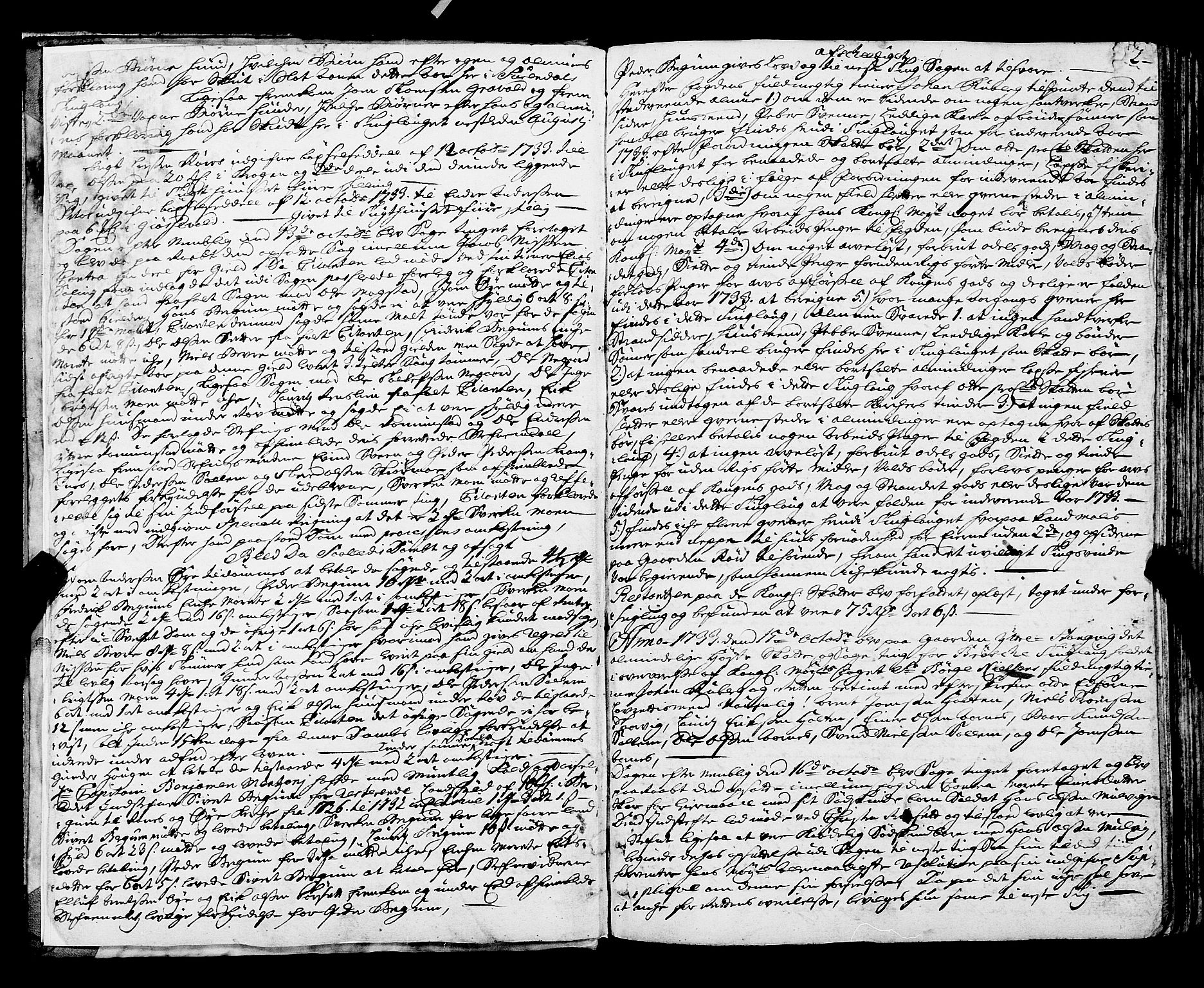 Nordmøre sorenskriveri, SAT/A-4132/1/1/1A/L0019: Tingbok nr. 18, 1733-1736, s. 2
