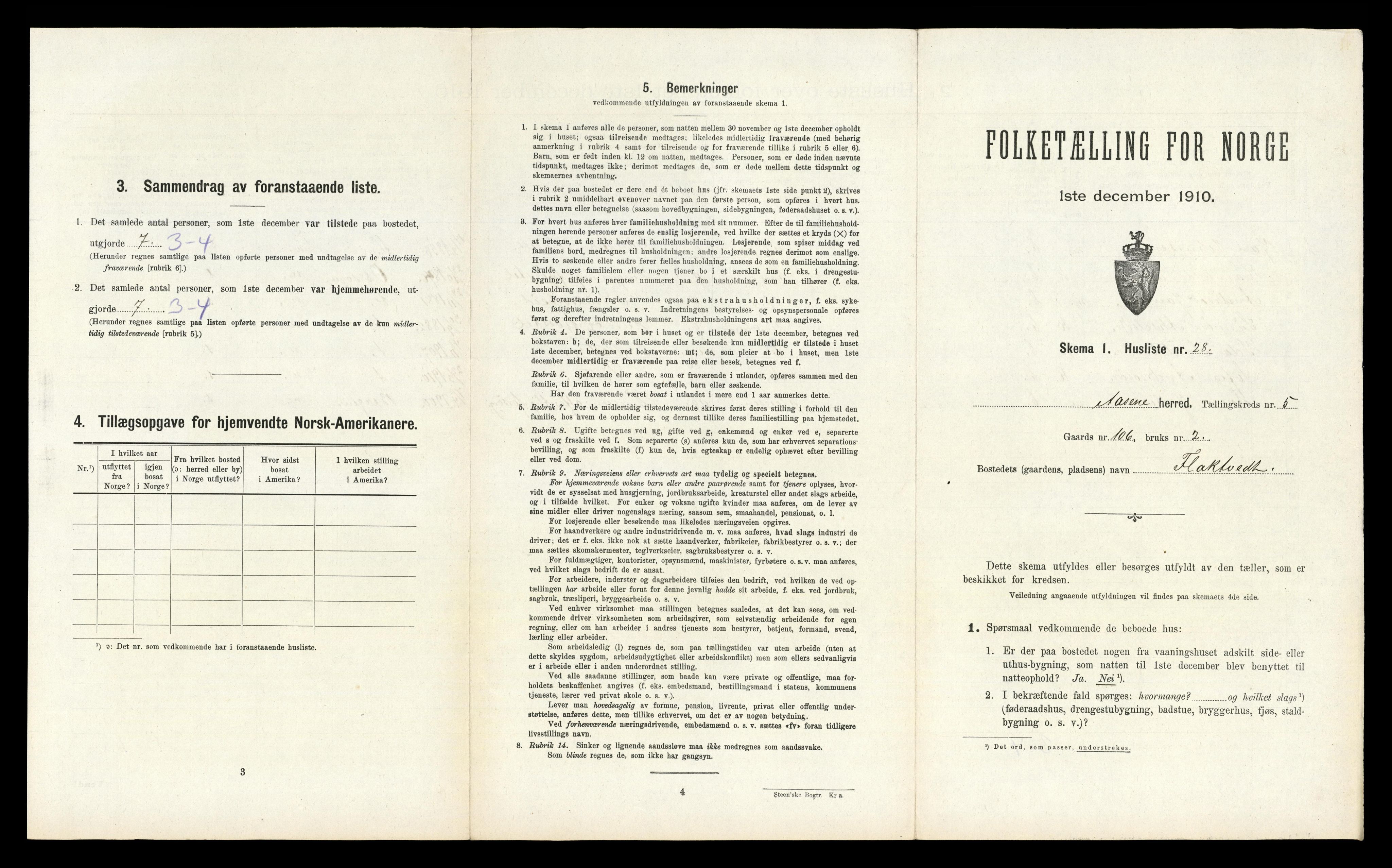 RA, Folketelling 1910 for 1255 Åsane herred, 1910, s. 301