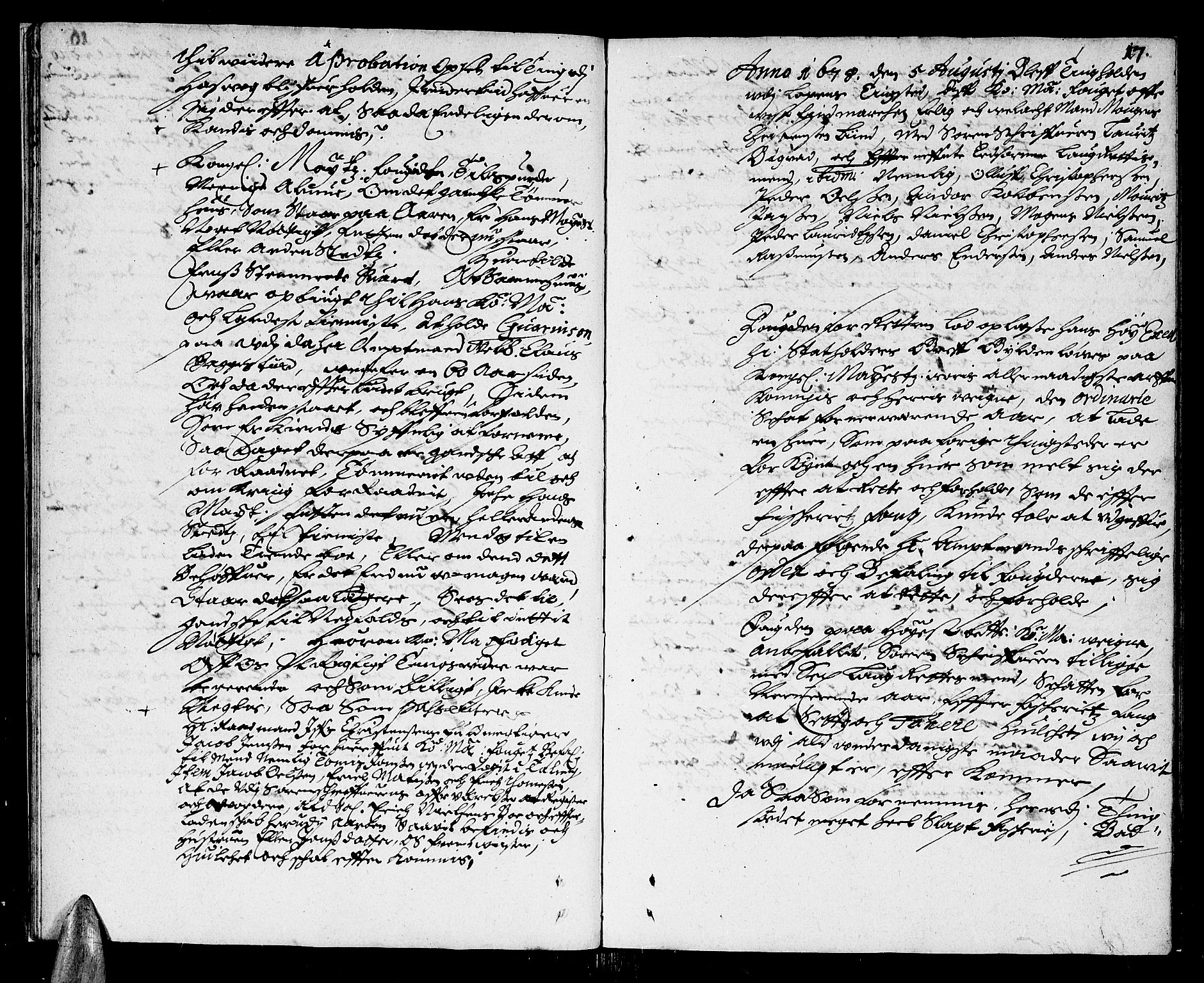 Finnmark sorenskriveri, AV/SATØ-S-0053/F/Fa/L0016: Justisprotokoller, 1678-1679, s. 16b-17a