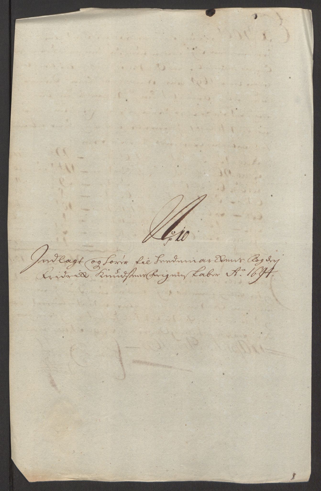 Rentekammeret inntil 1814, Reviderte regnskaper, Fogderegnskap, RA/EA-4092/R16/L1035: Fogderegnskap Hedmark, 1694, s. 197