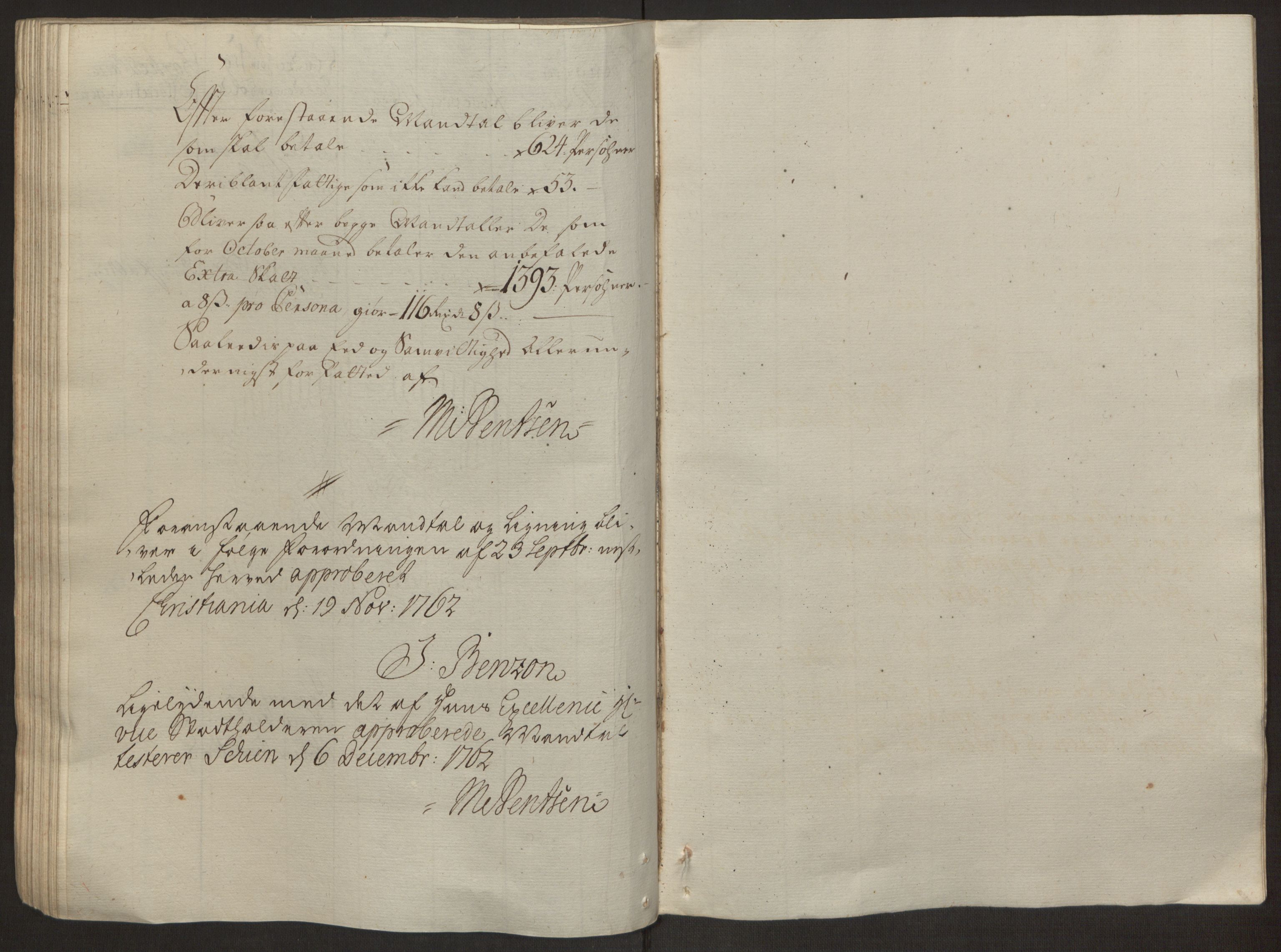 Rentekammeret inntil 1814, Reviderte regnskaper, Byregnskaper, AV/RA-EA-4066/R/Rj/L0198/0001: [J4] Kontribusjonsregnskap / Ekstraskatt, 1762-1768, s. 86