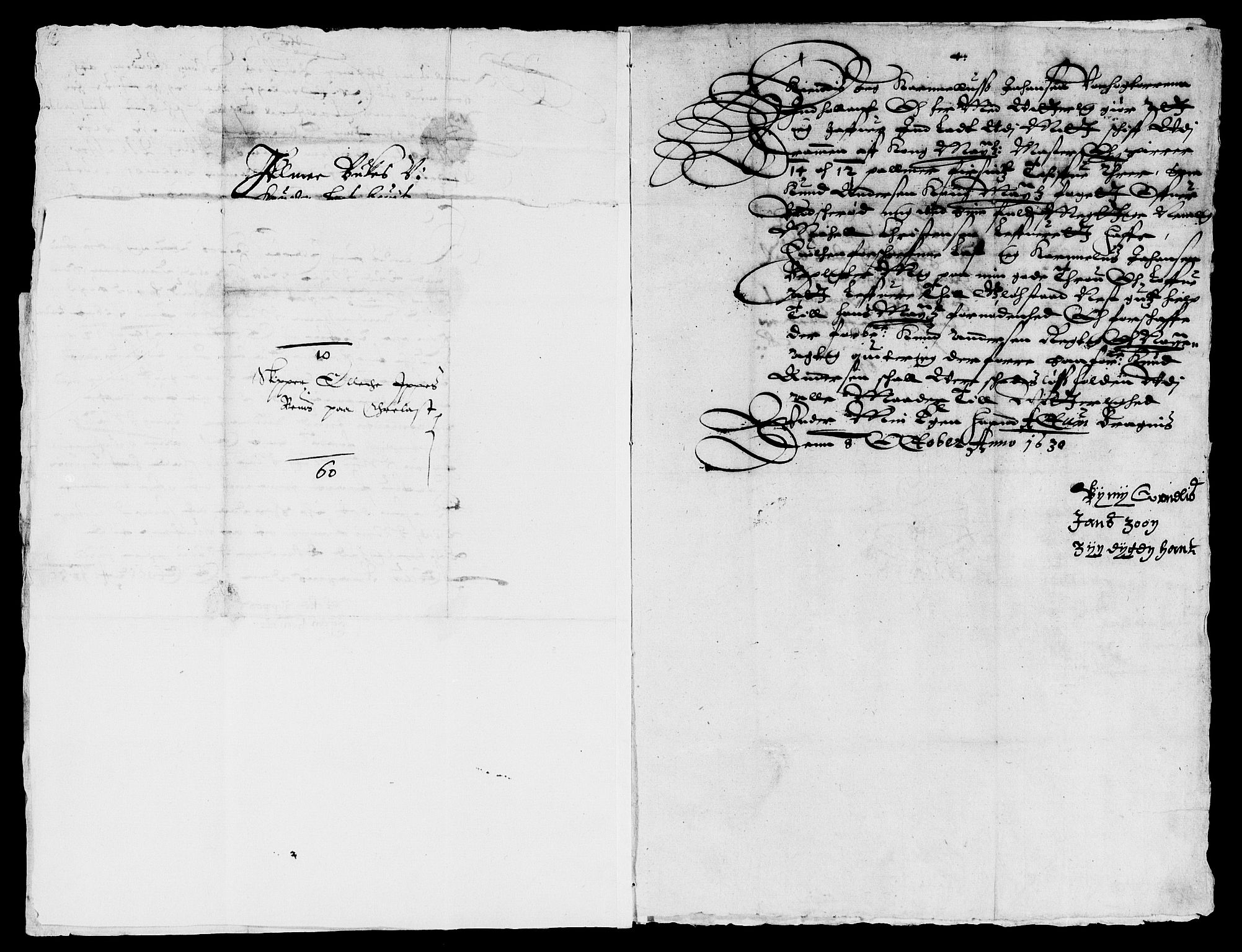 Rentekammeret inntil 1814, Reviderte regnskaper, Lensregnskaper, AV/RA-EA-5023/R/Rb/Rba/L0100: Akershus len, 1630-1631