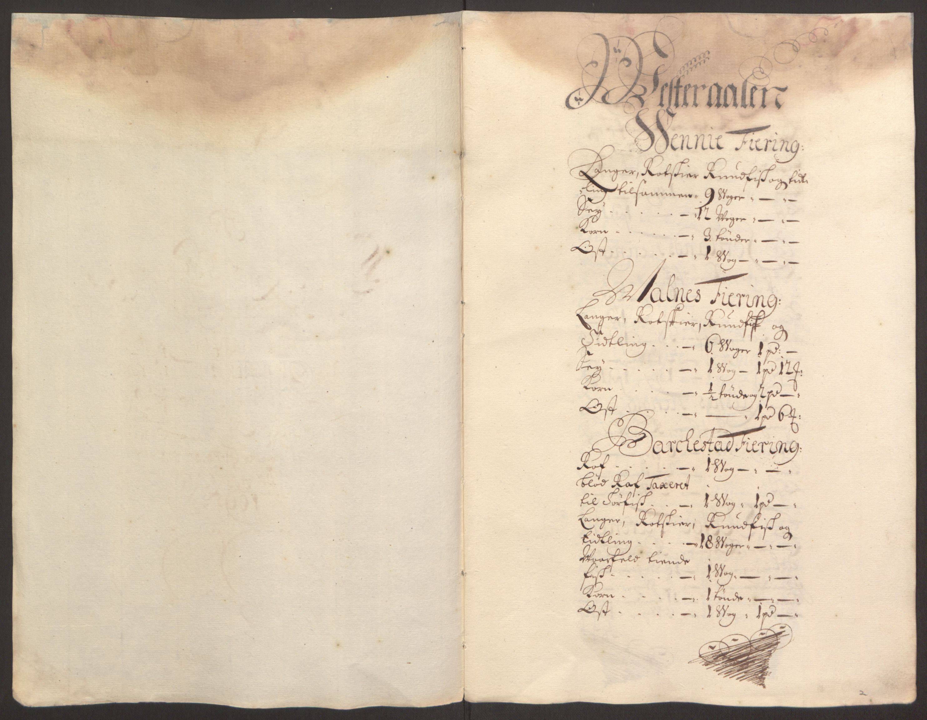 Rentekammeret inntil 1814, Reviderte regnskaper, Fogderegnskap, RA/EA-4092/R67/L4677: Fogderegnskap Vesterålen, Andenes og Lofoten, 1694-1695, s. 227