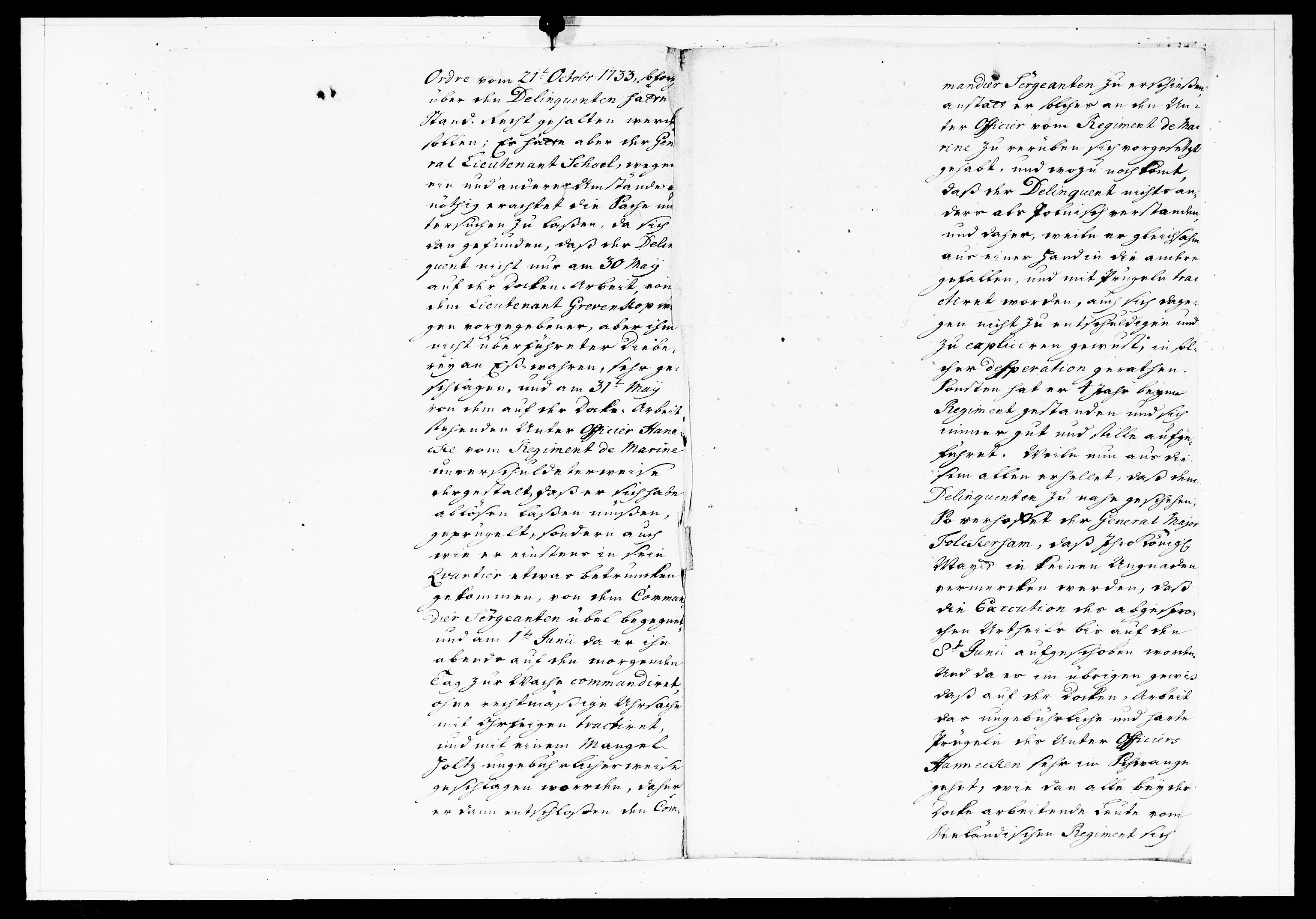 Krigskollegiet, Krigskancelliet, DRA/A-0006/-/1130-1137: Refererede sager, 1736, s. 200