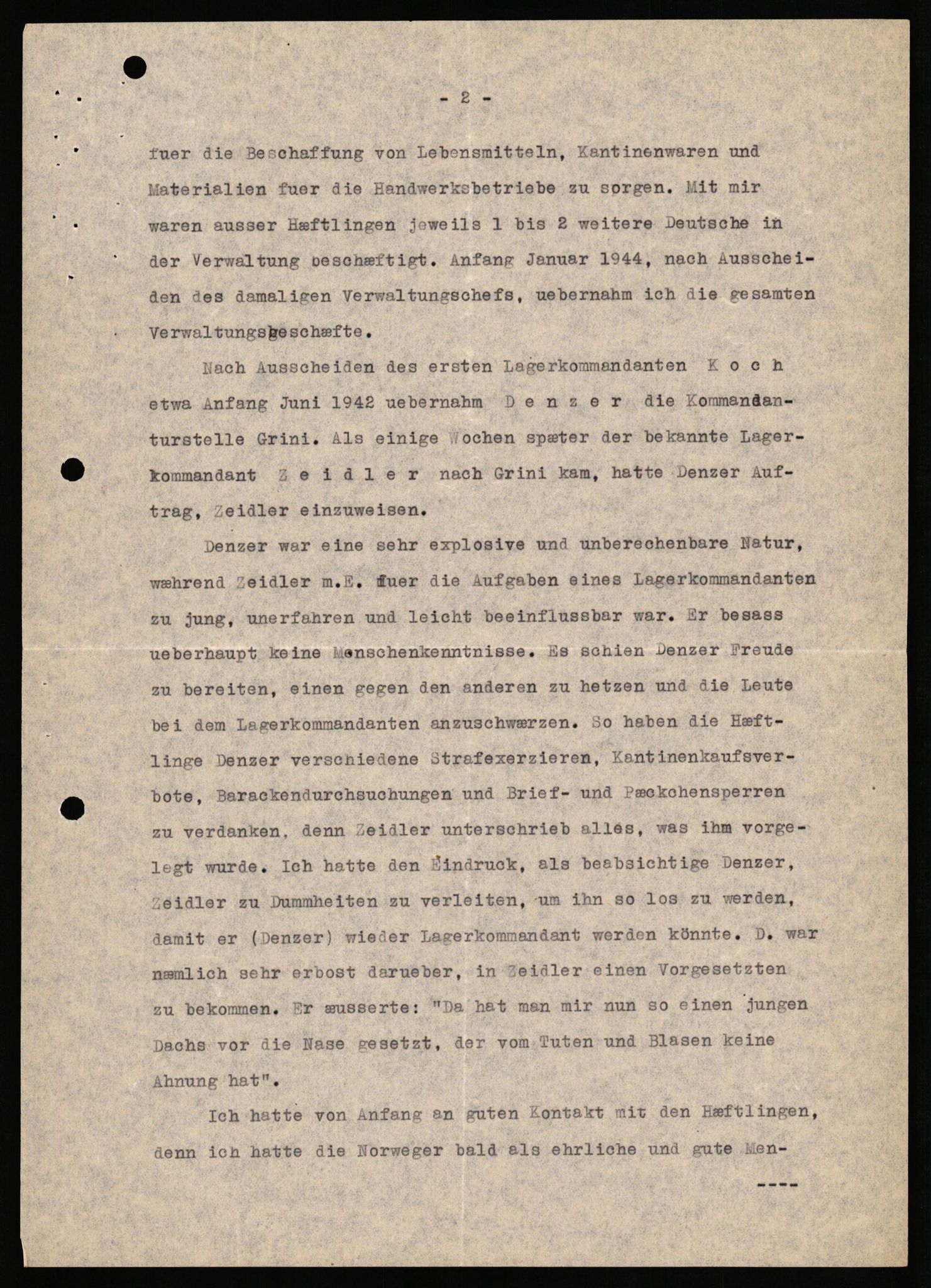 Forsvaret, Forsvarets overkommando II, AV/RA-RAFA-3915/D/Db/L0020: CI Questionaires. Tyske okkupasjonsstyrker i Norge. Tyskere., 1945-1946, s. 394