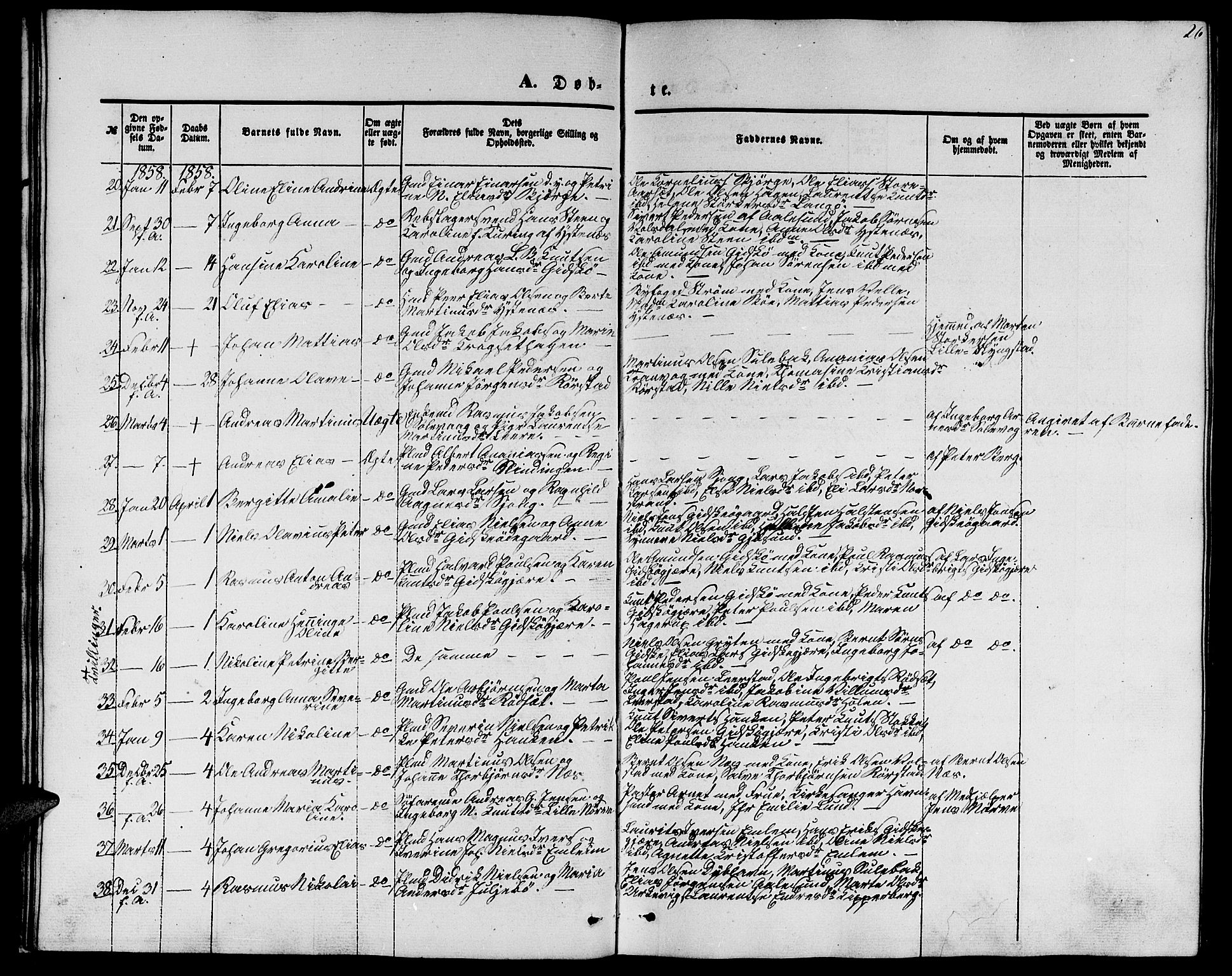 Ministerialprotokoller, klokkerbøker og fødselsregistre - Møre og Romsdal, AV/SAT-A-1454/528/L0427: Klokkerbok nr. 528C08, 1855-1864, s. 26