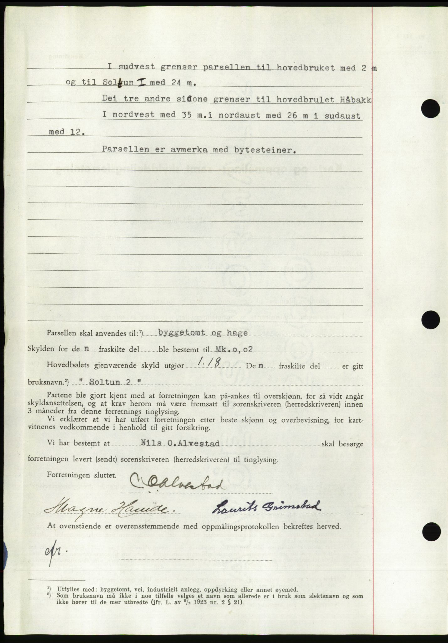 Søre Sunnmøre sorenskriveri, AV/SAT-A-4122/1/2/2C/L0083: Pantebok nr. 9A, 1948-1949, Dagboknr: 1298/1948