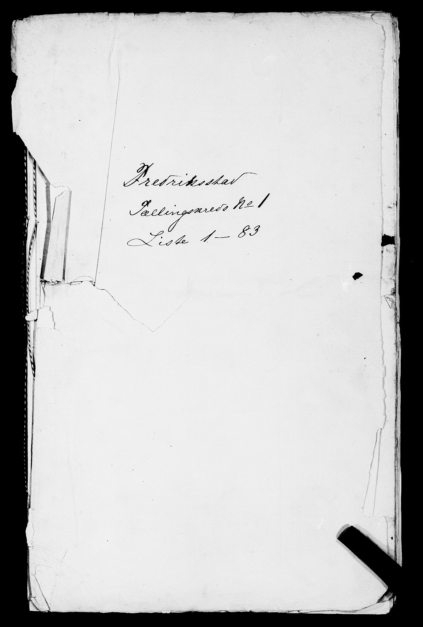 RA, Folketelling 1875 for 0103B Fredrikstad prestegjeld, Fredrikstad kjøpstad, 1875, s. 11