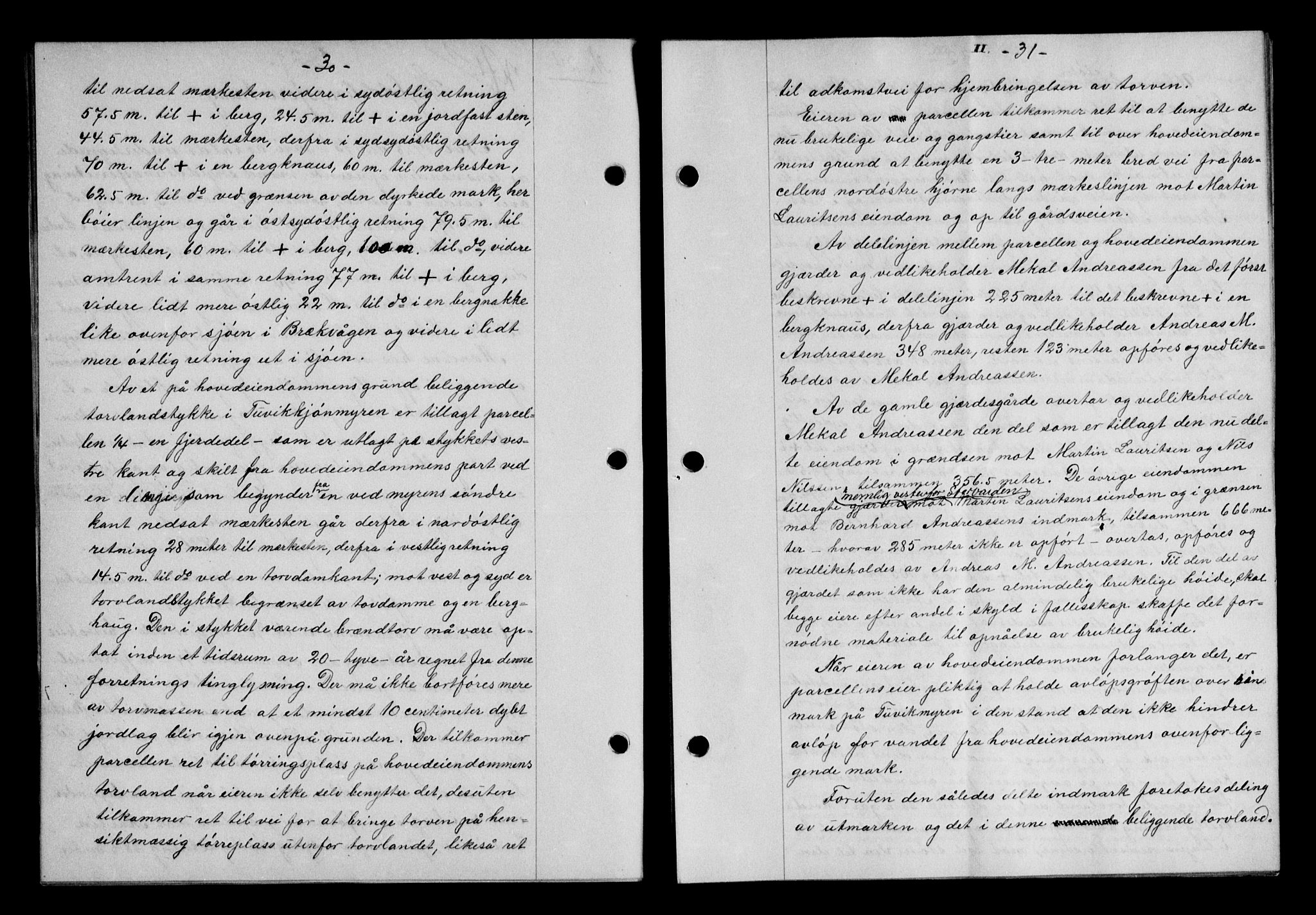 Hitra sorenskriveri, AV/SAT-A-0018/2/2C/2Ca/L0010: Pantebok nr. 10, 1928-1929, s. 30-31