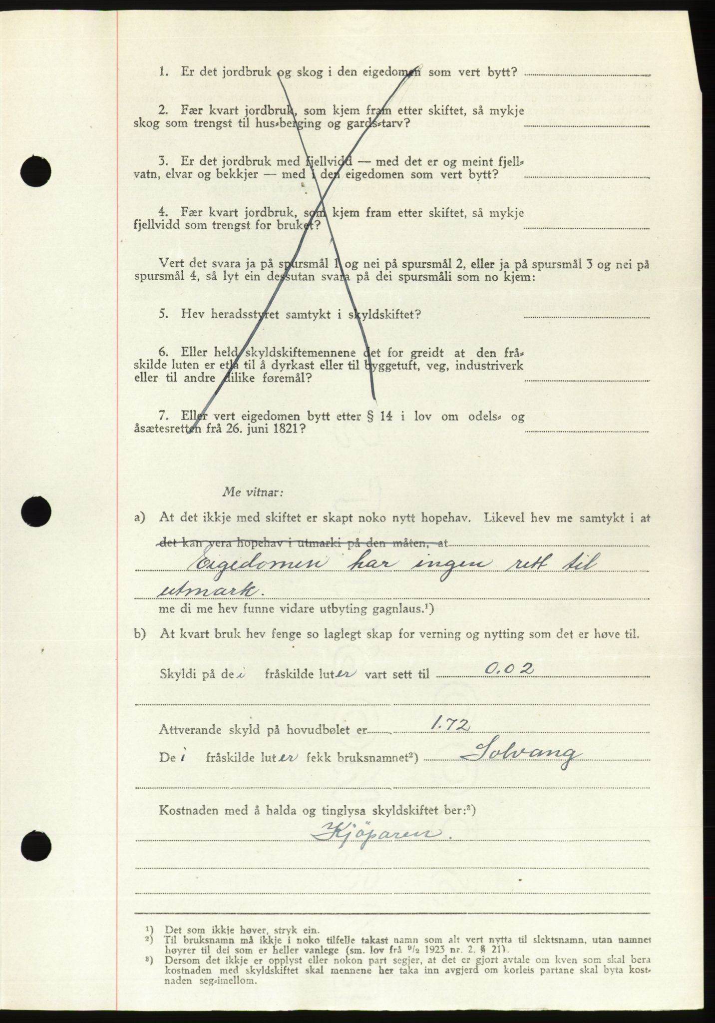 Søre Sunnmøre sorenskriveri, AV/SAT-A-4122/1/2/2C/L0081: Pantebok nr. 7A, 1947-1948, Dagboknr: 1526/1947