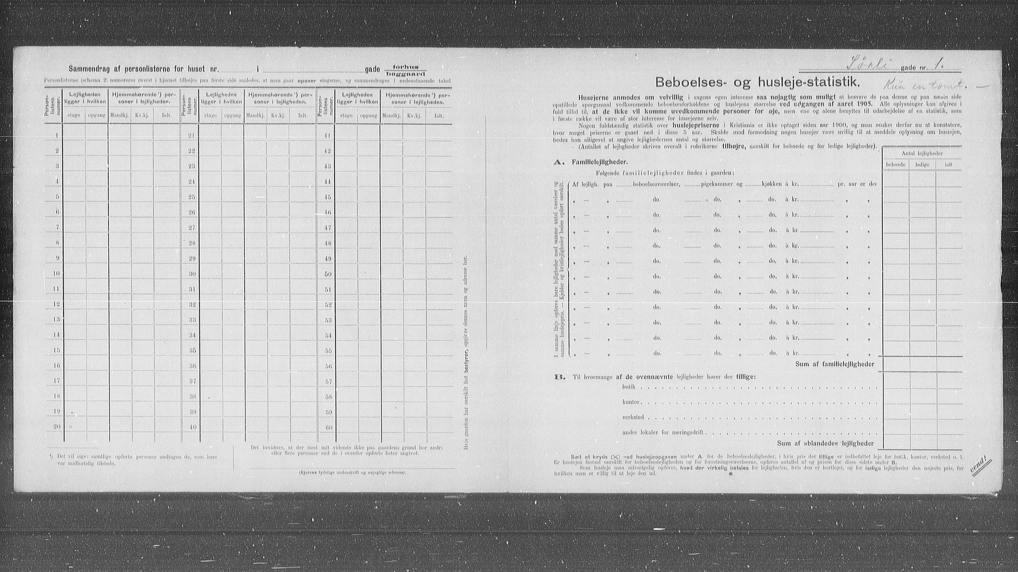 OBA, Kommunal folketelling 31.12.1905 for Kristiania kjøpstad, 1905, s. 55720