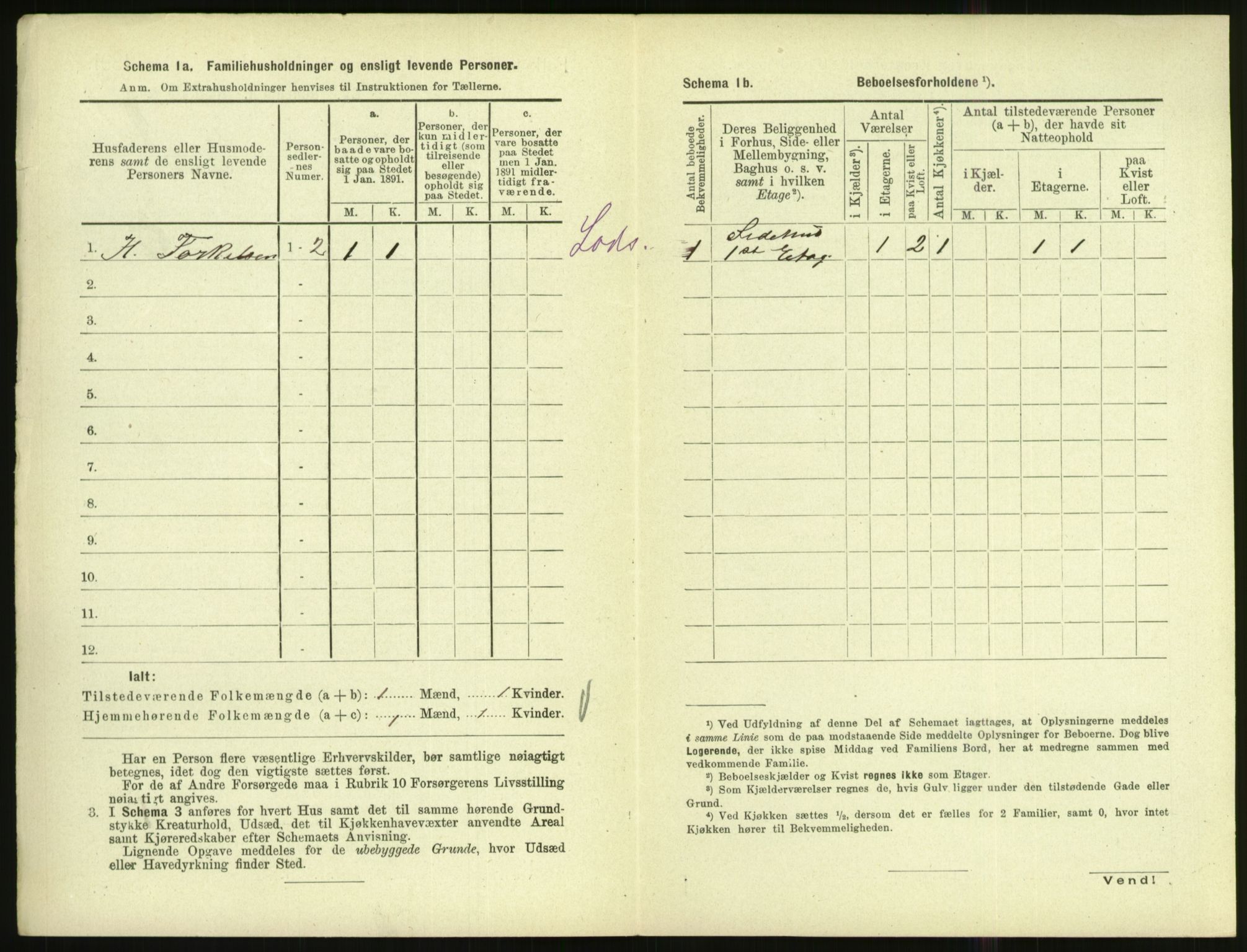 RA, Folketelling 1891 for 1002 Mandal ladested, 1891, s. 1028