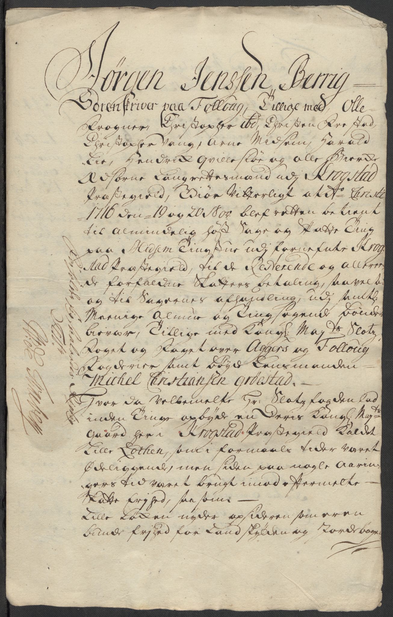 Rentekammeret inntil 1814, Reviderte regnskaper, Fogderegnskap, AV/RA-EA-4092/R10/L0454: Fogderegnskap Aker og Follo, 1716, s. 346