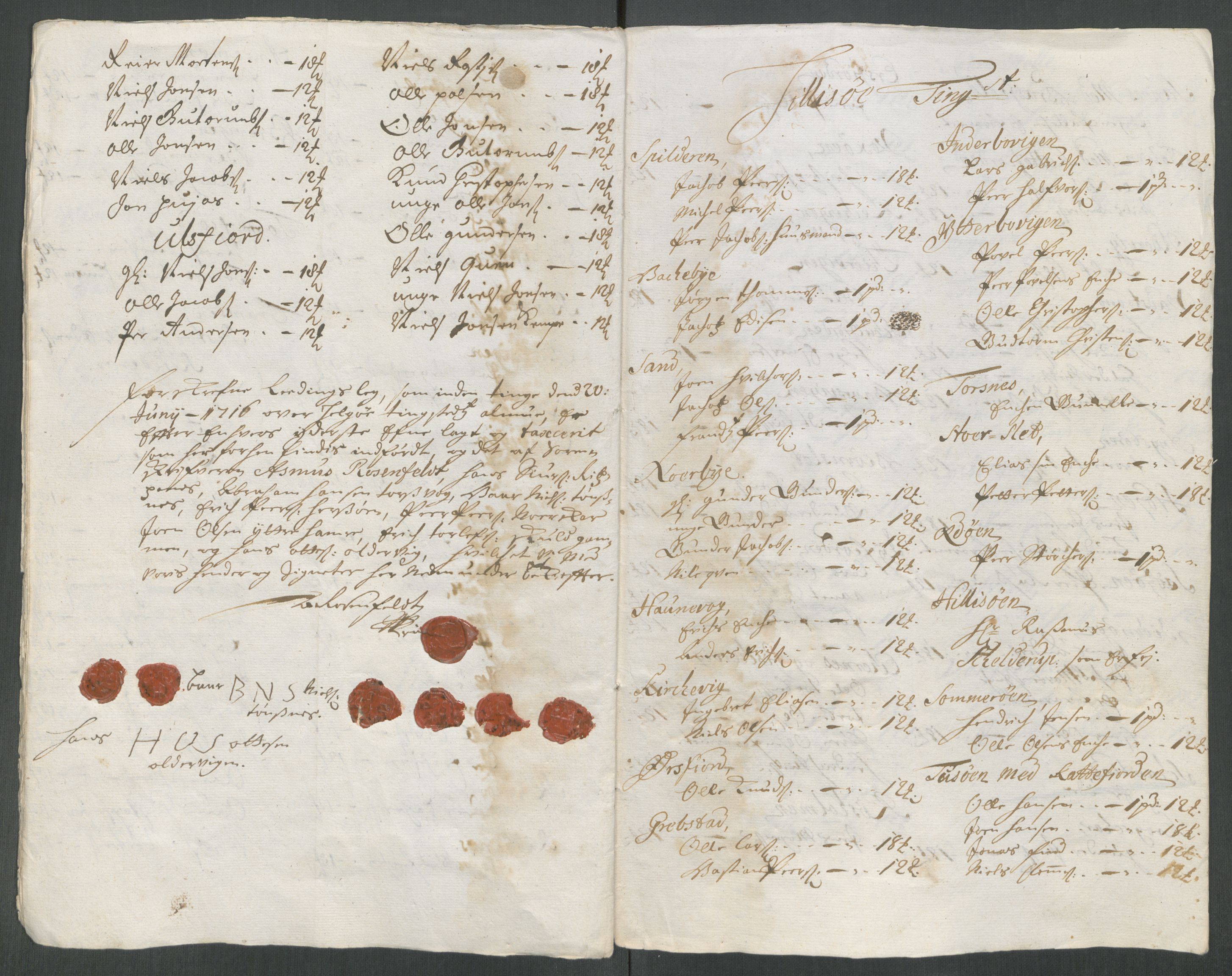 Rentekammeret inntil 1814, Reviderte regnskaper, Fogderegnskap, AV/RA-EA-4092/R68/L4762: Fogderegnskap Senja og Troms, 1716, s. 176