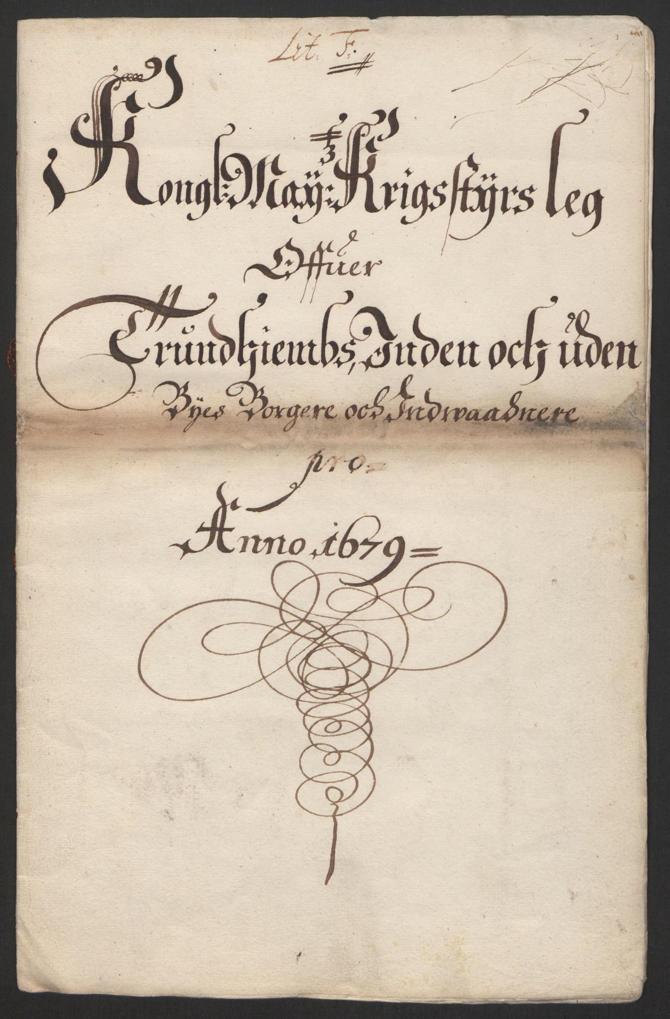 Rentekammeret inntil 1814, Reviderte regnskaper, Byregnskaper, AV/RA-EA-4066/R/Rs/L0504: [S1] Kontribusjonsregnskap, 1631-1684, s. 286