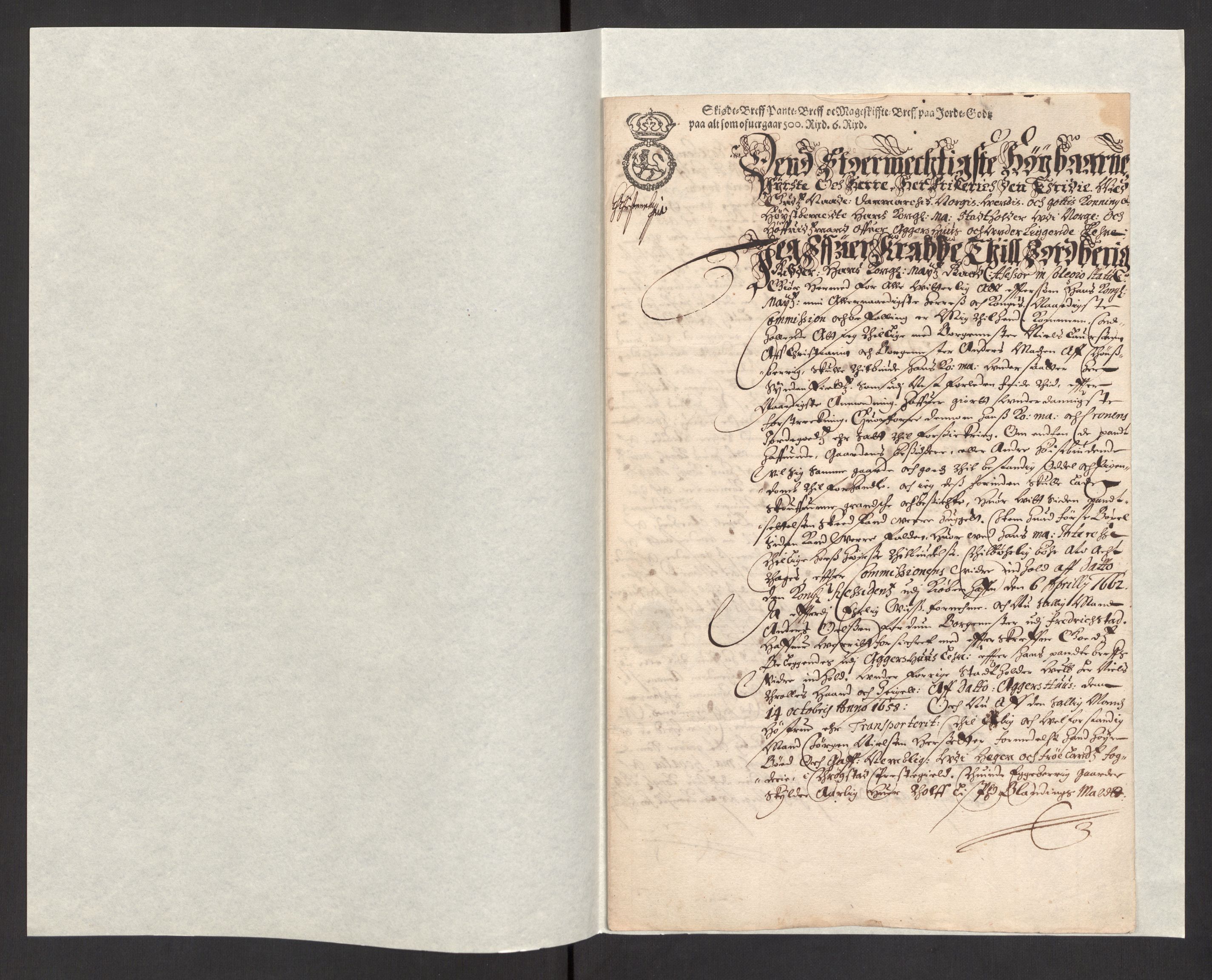 Rentekammeret, Kammerkanselliet, RA/EA-3111/G/Gg/Ggj/Ggja/L0001a: Skjøter utstedt av myndigheter i Norge og senere ombyttet med kongelige konfirmasjonsskjøter, 1663-1669, s. 211