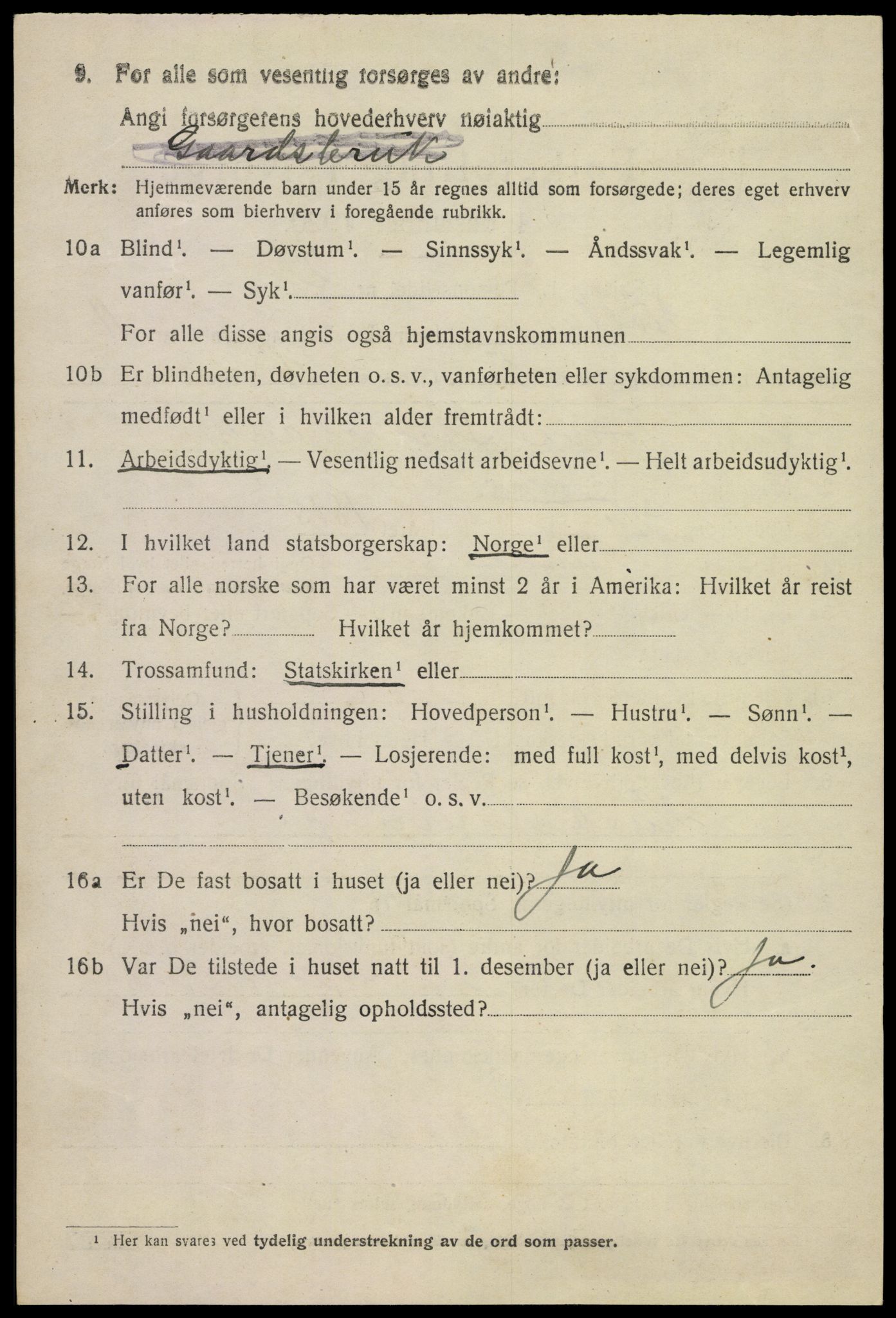 SAKO, Folketelling 1920 for 0819 Holla herred, 1920, s. 7164