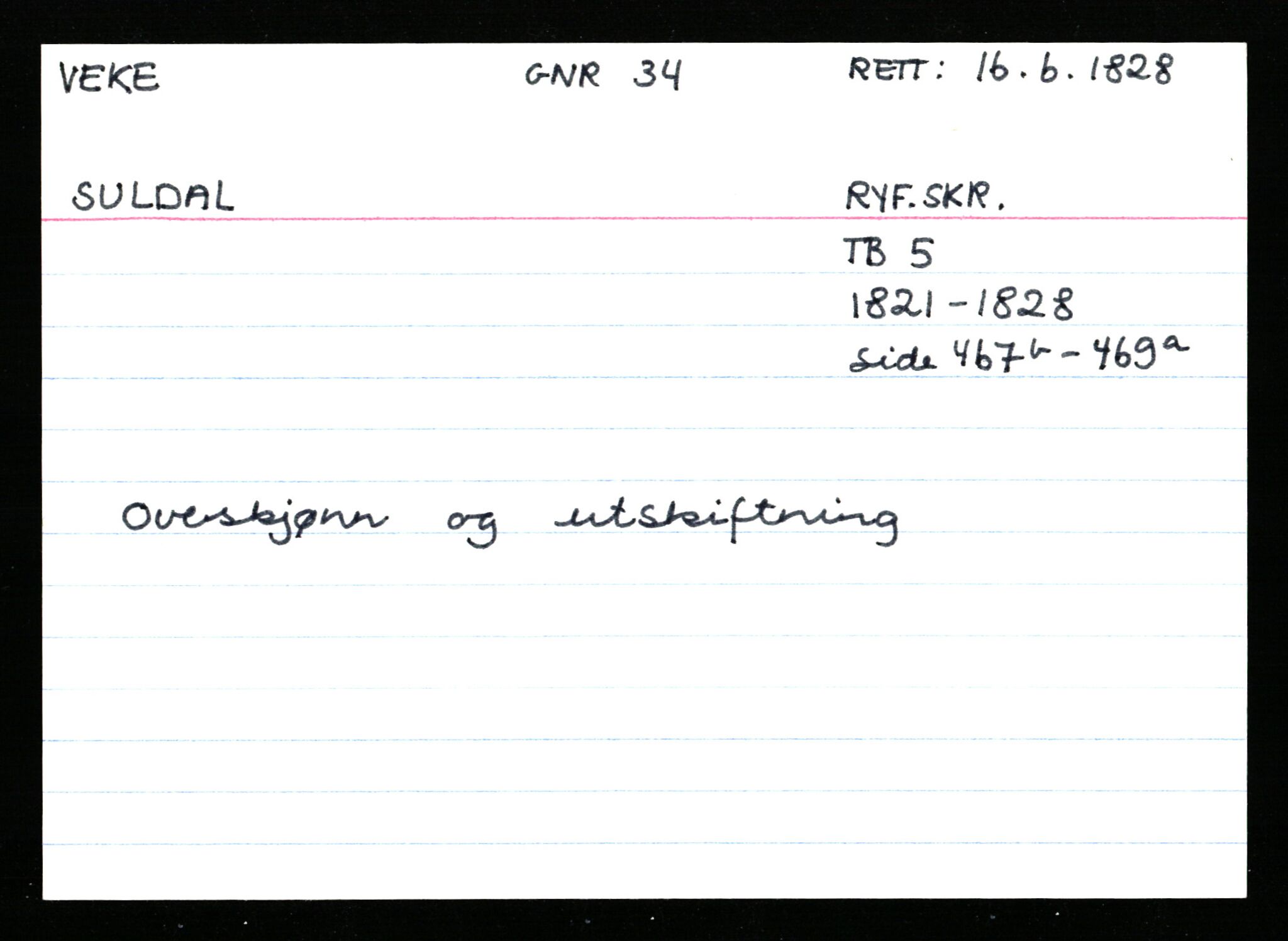 Statsarkivet i Stavanger, AV/SAST-A-101971/03/Y/Ym/L0065: Åstedskort sortert etter gårdsnavn: Vatland - Vervig, 1600-1950, s. 436