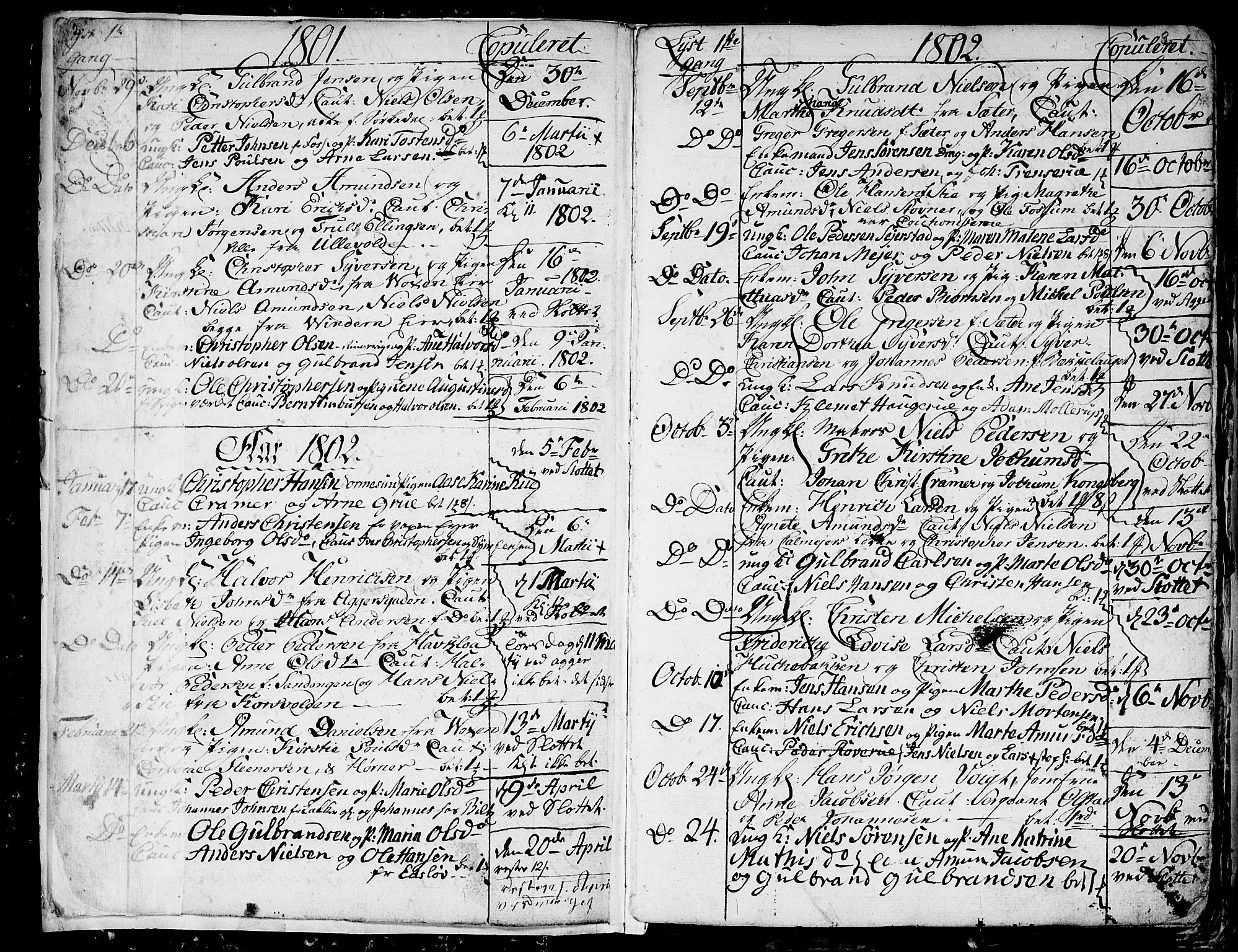 Aker prestekontor kirkebøker, AV/SAO-A-10861/G/L0001: Klokkerbok nr. 1, 1796-1826, s. 2-3