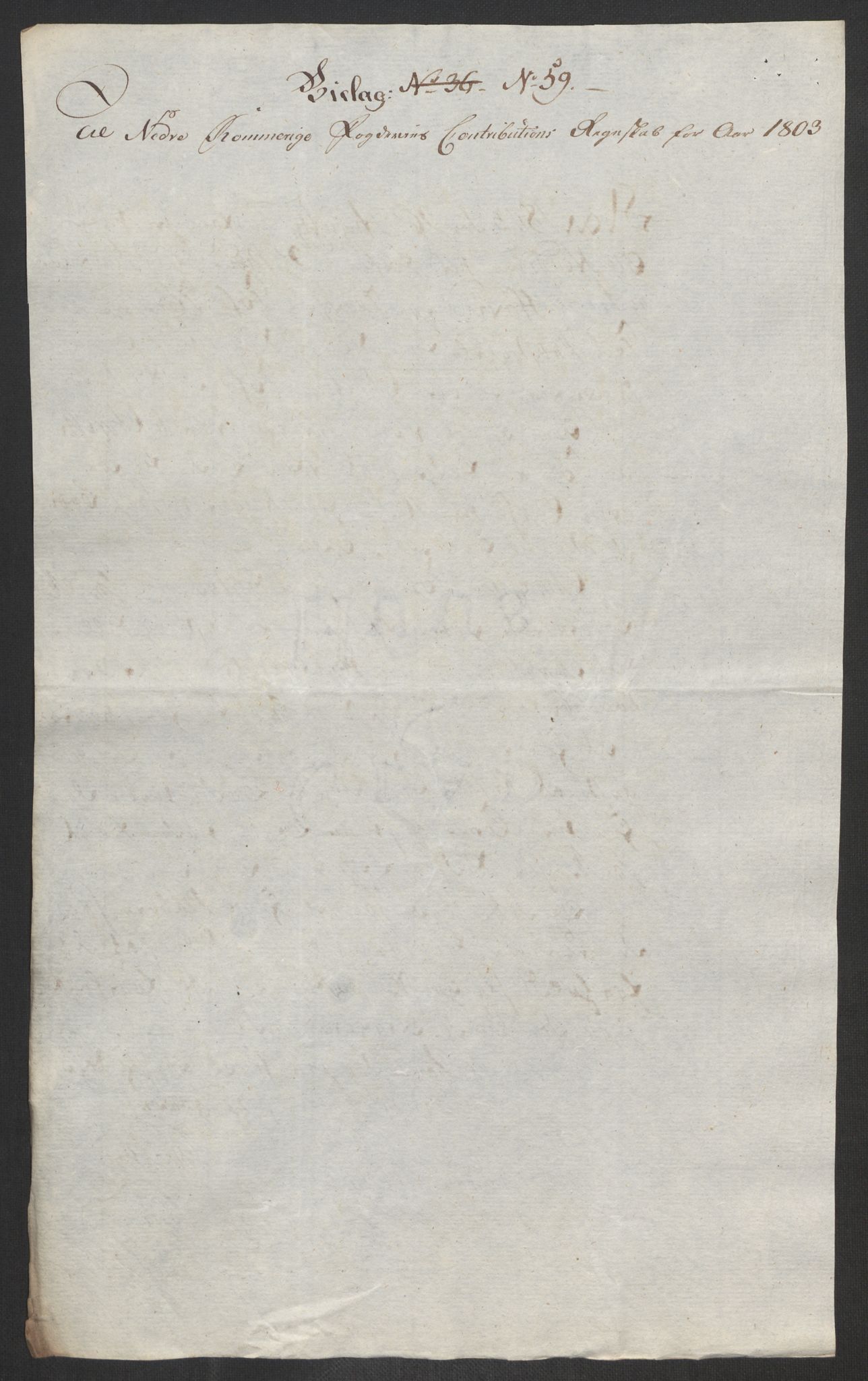 Rentekammeret inntil 1814, Reviderte regnskaper, Fogderegnskap, AV/RA-EA-4092/R11/L0679: Fogderegnskap Nedre Romerike, 1803, s. 182