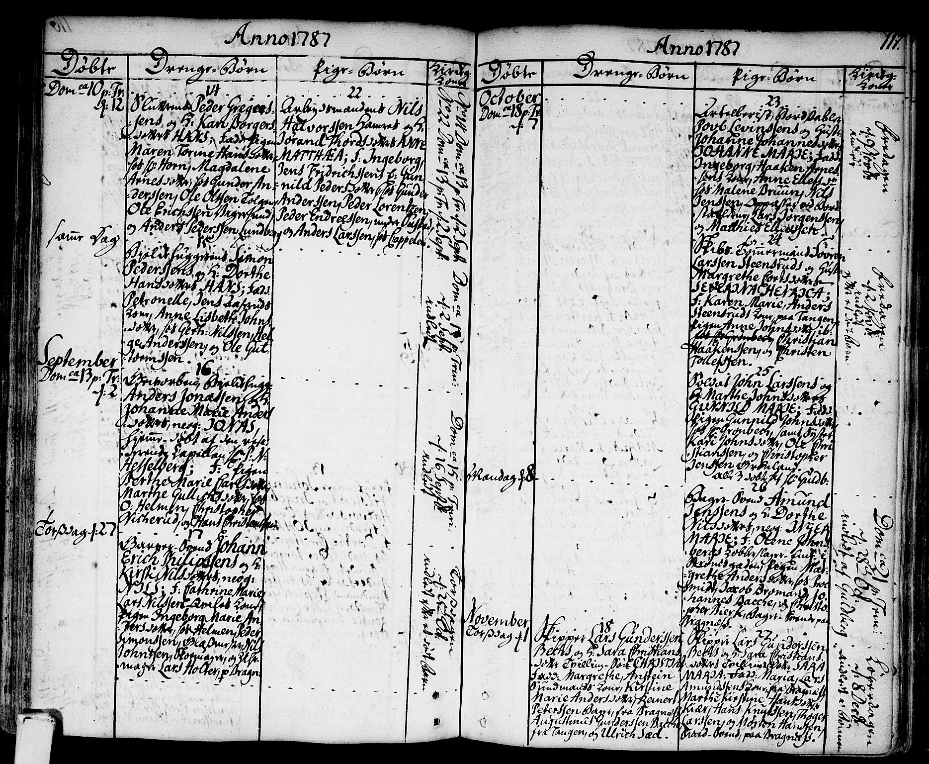 Strømsø kirkebøker, AV/SAKO-A-246/F/Fa/L0009: Ministerialbok nr. I 9, 1752-1791, s. 117