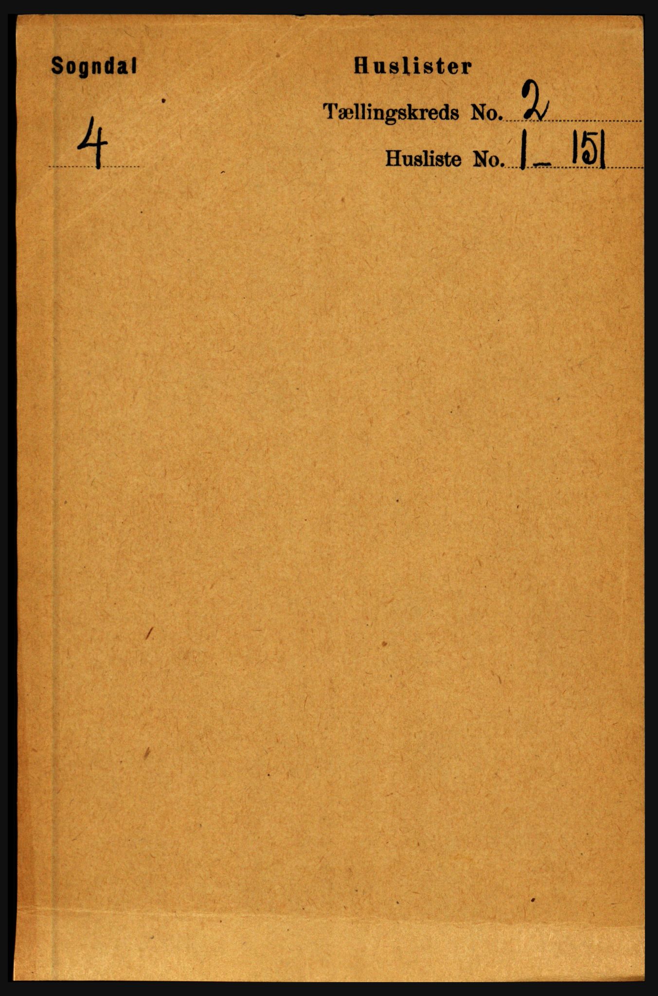 RA, Folketelling 1891 for 1420 Sogndal herred, 1891, s. 440