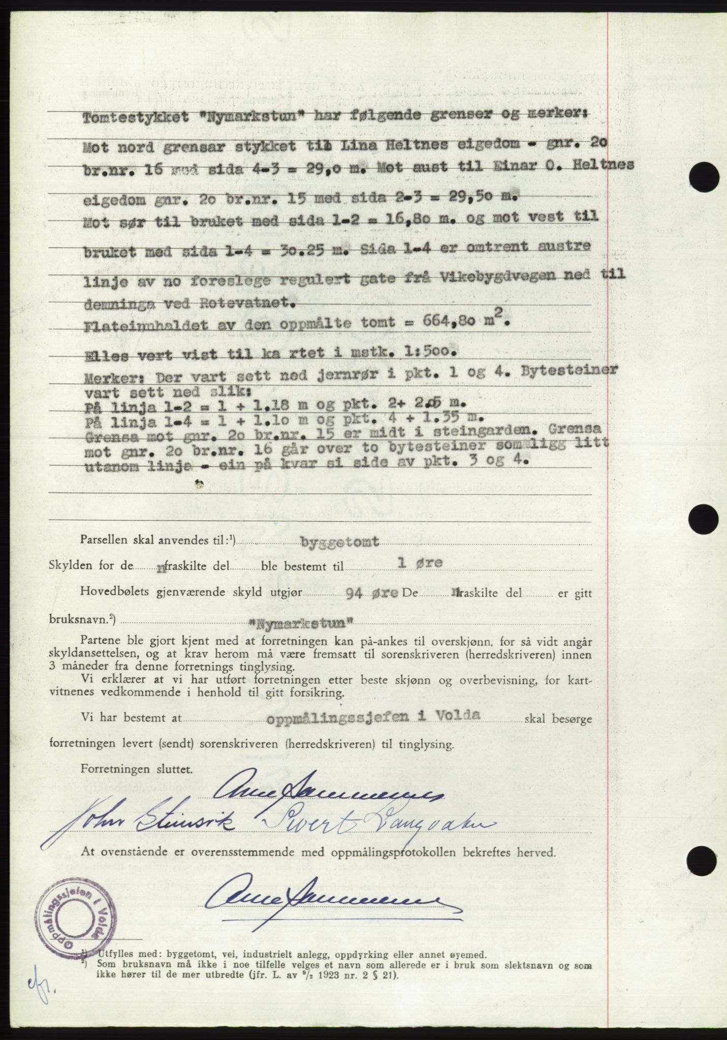 Søre Sunnmøre sorenskriveri, AV/SAT-A-4122/1/2/2C/L0095: Pantebok nr. 21A, 1953-1953, Dagboknr: 2006/1953