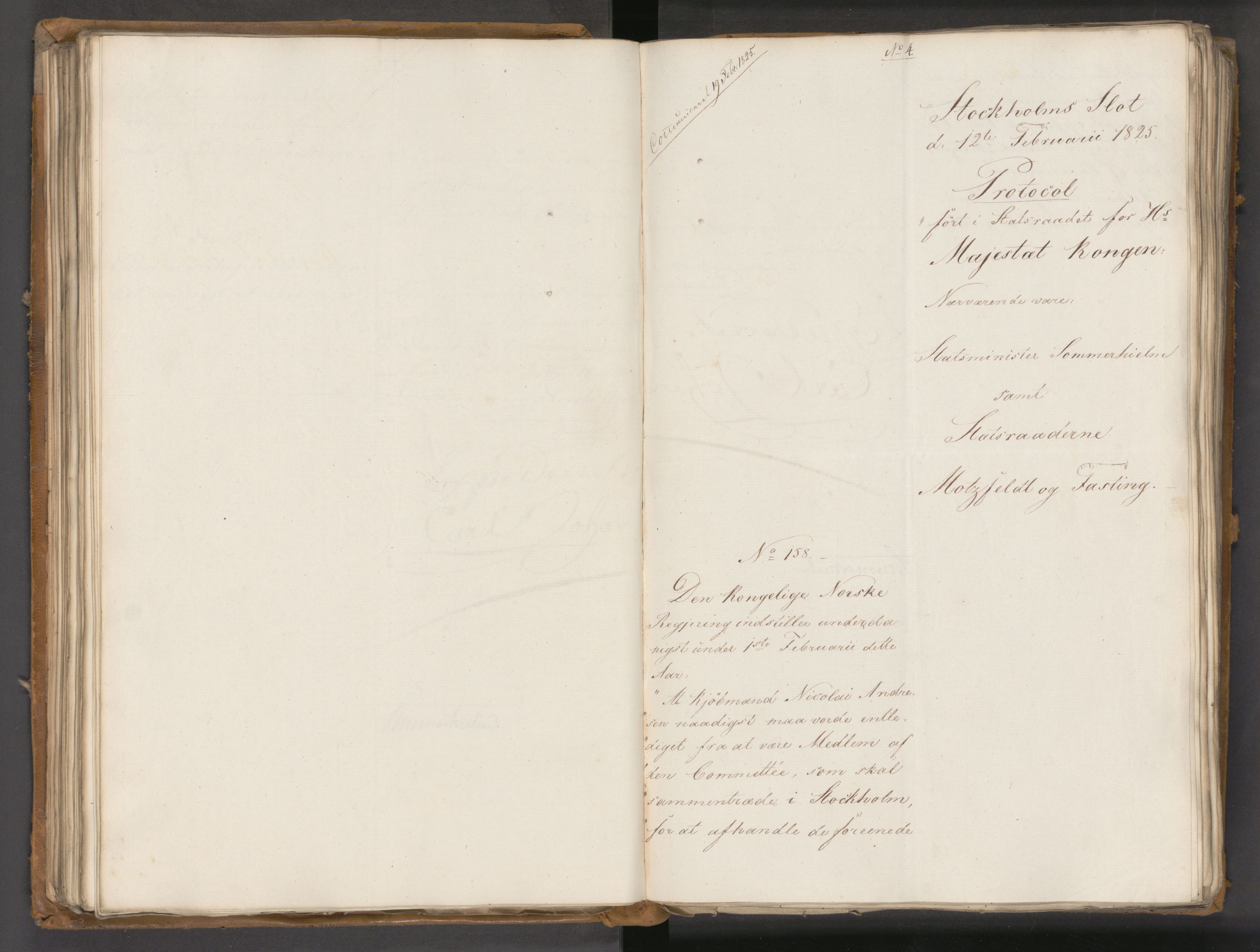 Statsrådssekretariatet, AV/RA-S-1001/A/Ab/L0020: Kgl. res. nr. 1-579, 1. halvår, 1825