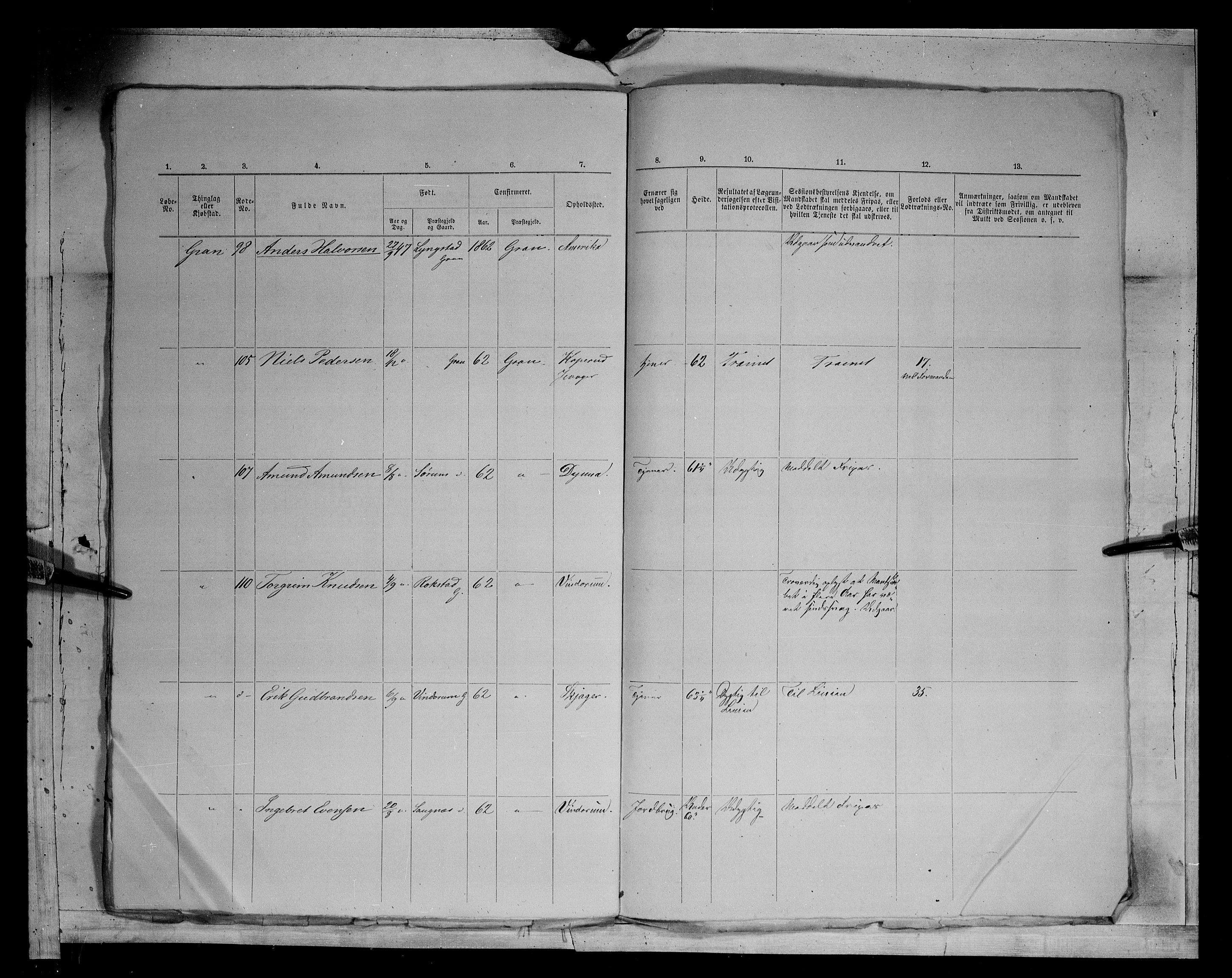 Fylkesmannen i Oppland, AV/SAH-FYO-002/1/K/Kg/L1166: Gran og Jevnaker, 1860-1879, s. 8711