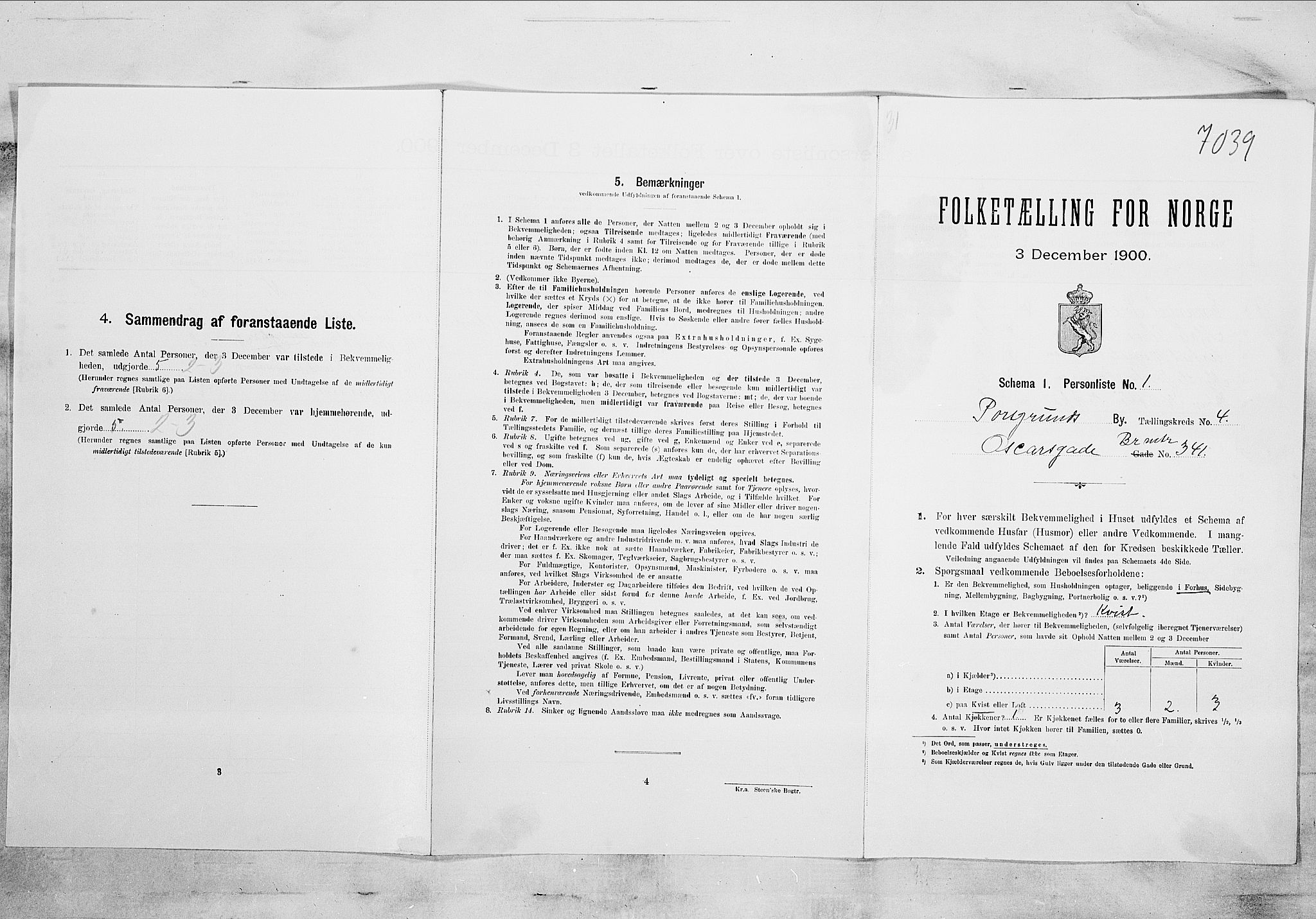 SAKO, Folketelling 1900 for 0805 Porsgrunn kjøpstad, 1900, s. 691