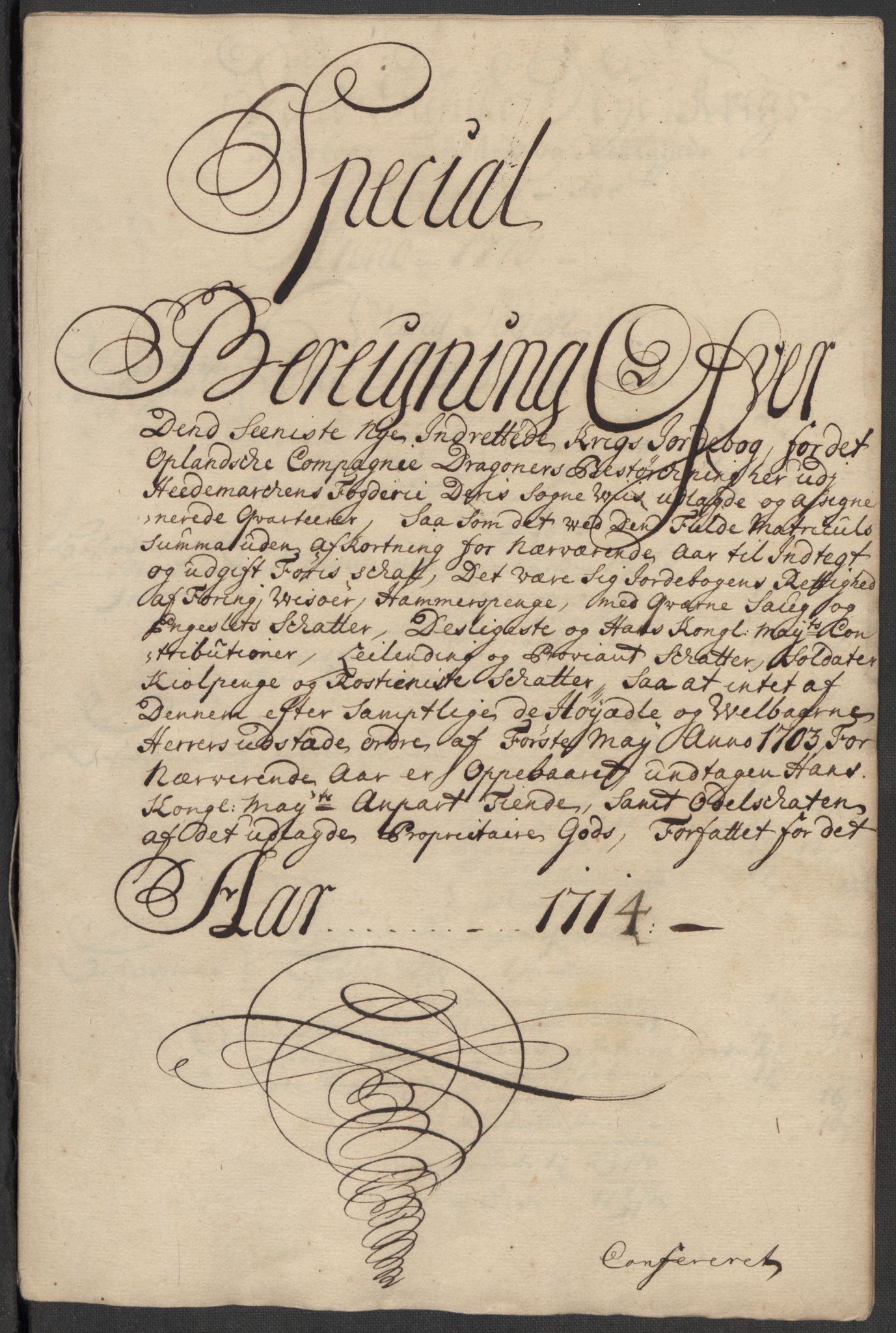 Rentekammeret inntil 1814, Reviderte regnskaper, Fogderegnskap, AV/RA-EA-4092/R16/L1051: Fogderegnskap Hedmark, 1714, s. 277