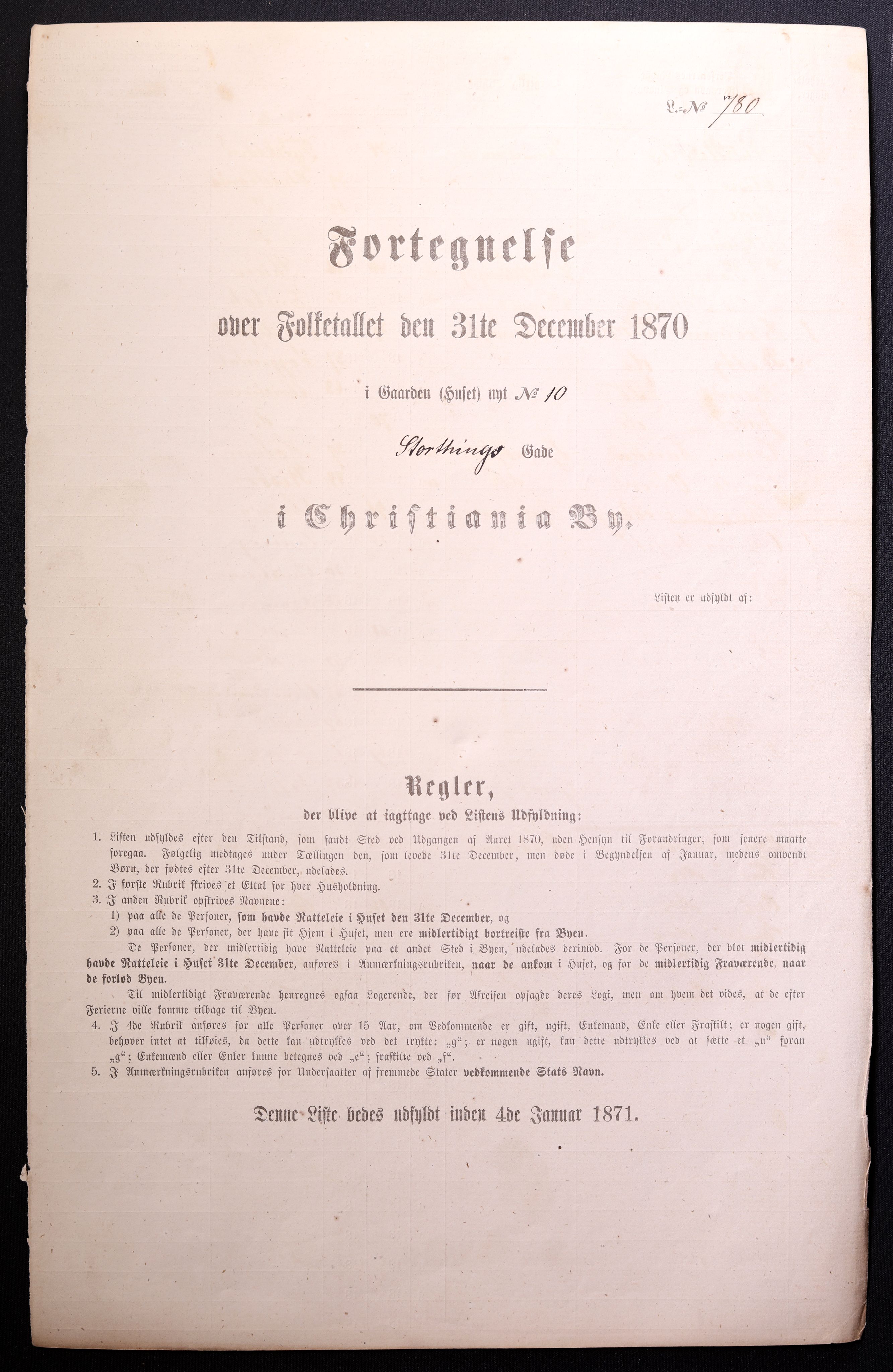 RA, Folketelling 1870 for 0301 Kristiania kjøpstad, 1870, s. 3942