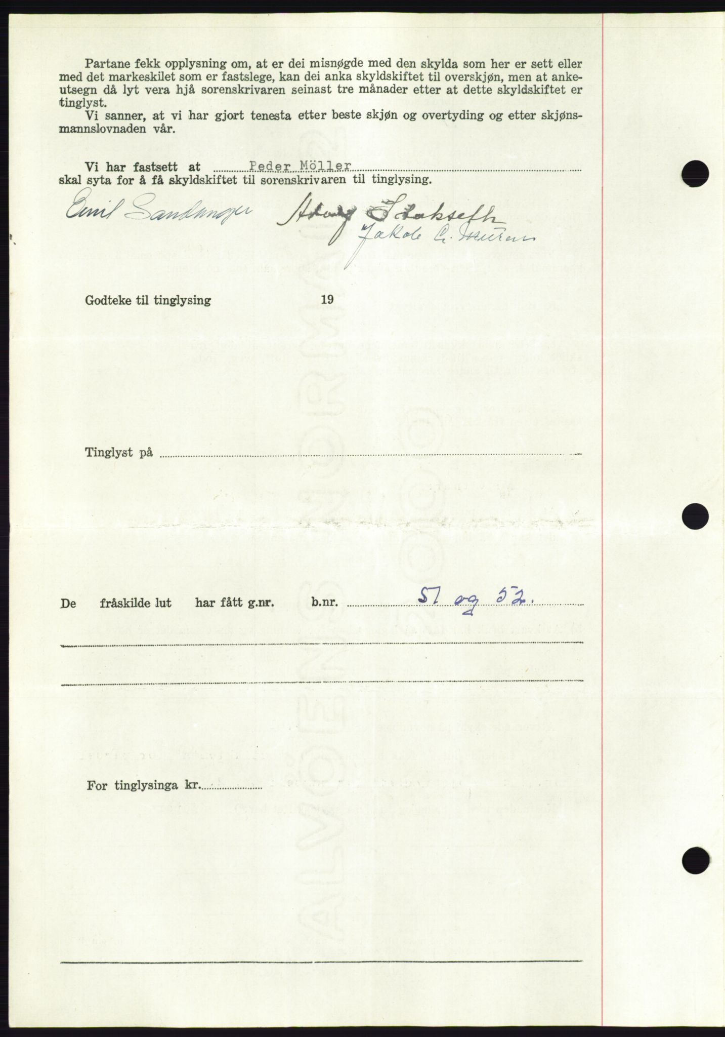 Søre Sunnmøre sorenskriveri, AV/SAT-A-4122/1/2/2C/L0102: Pantebok nr. 28A, 1955-1956, Dagboknr: 2550/1955