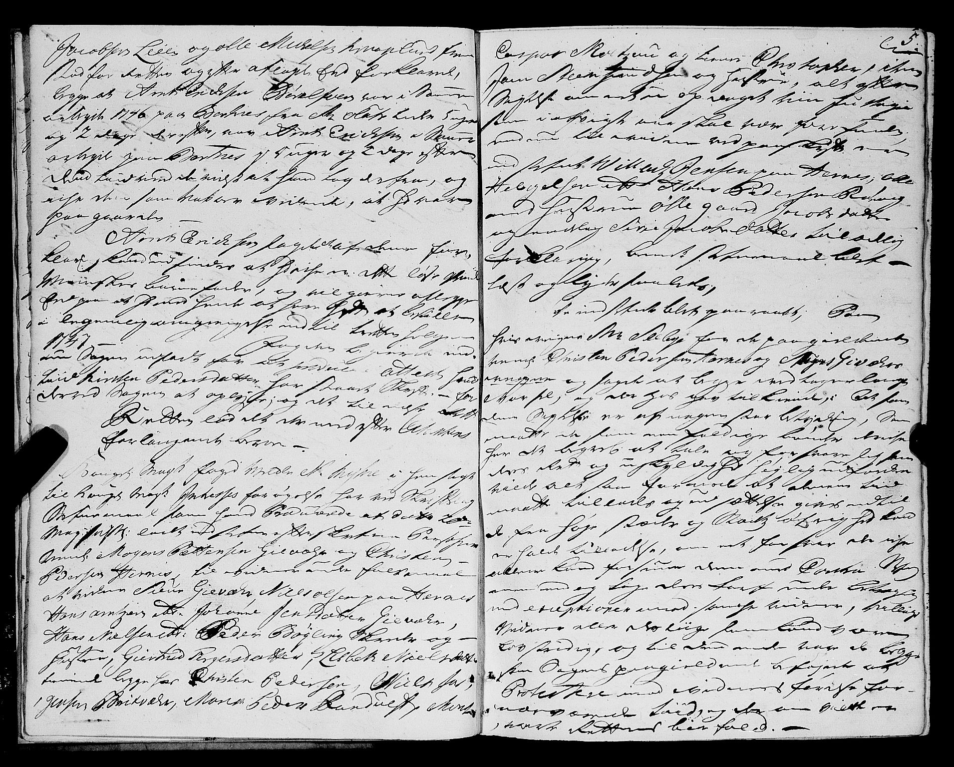 Salten sorenskriveri, AV/SAT-A-4578/1/1/1A/L0008: Tingbok, 1750-1753, s. 4b-5a