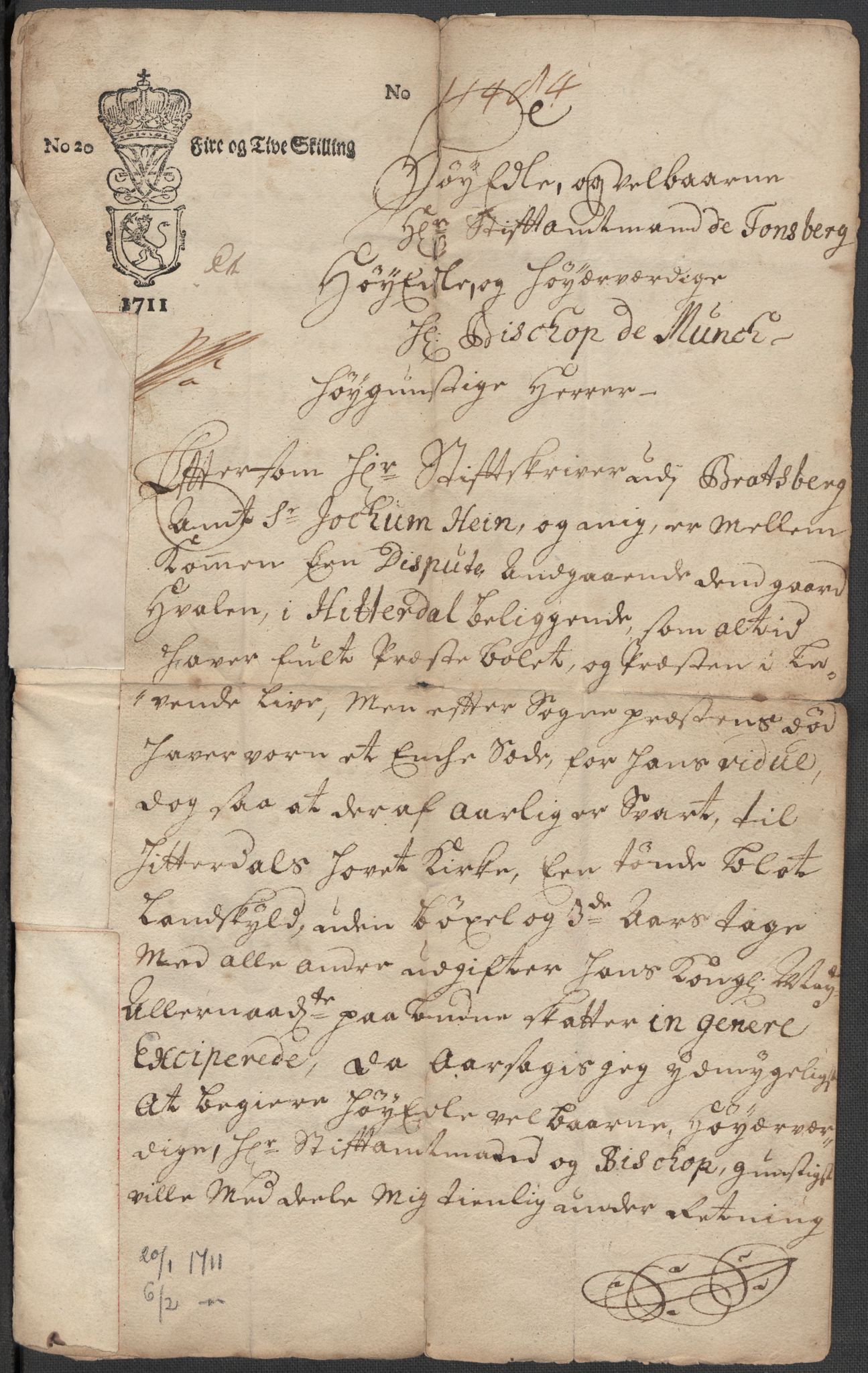 Riksarkivets diplomsamling, AV/RA-EA-5965/F15/L0028: Prestearkiv - Telemark, 1572-1769, s. 198