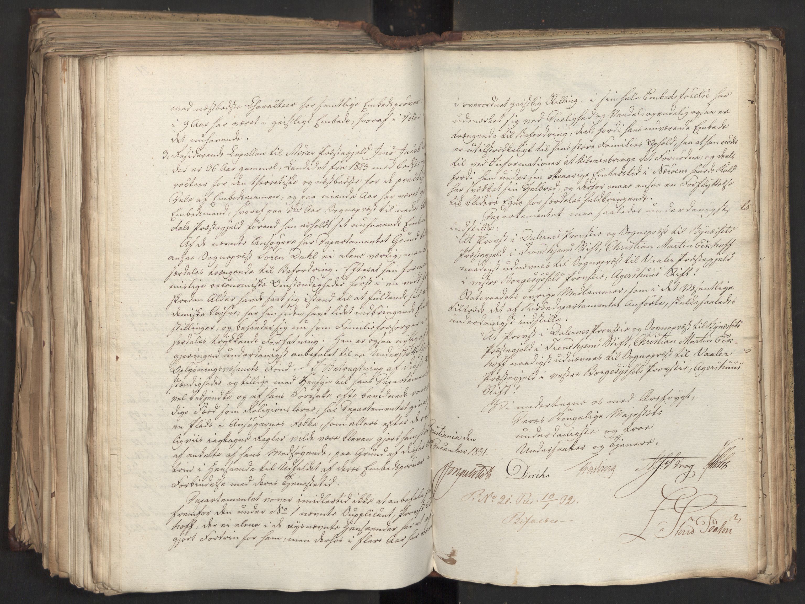Statsrådsavdelingen i Stockholm, AV/RA-S-1003/D/Da/L0075: Regjeringsinnstillinger nr. 1840-1940, 1831, s. 368