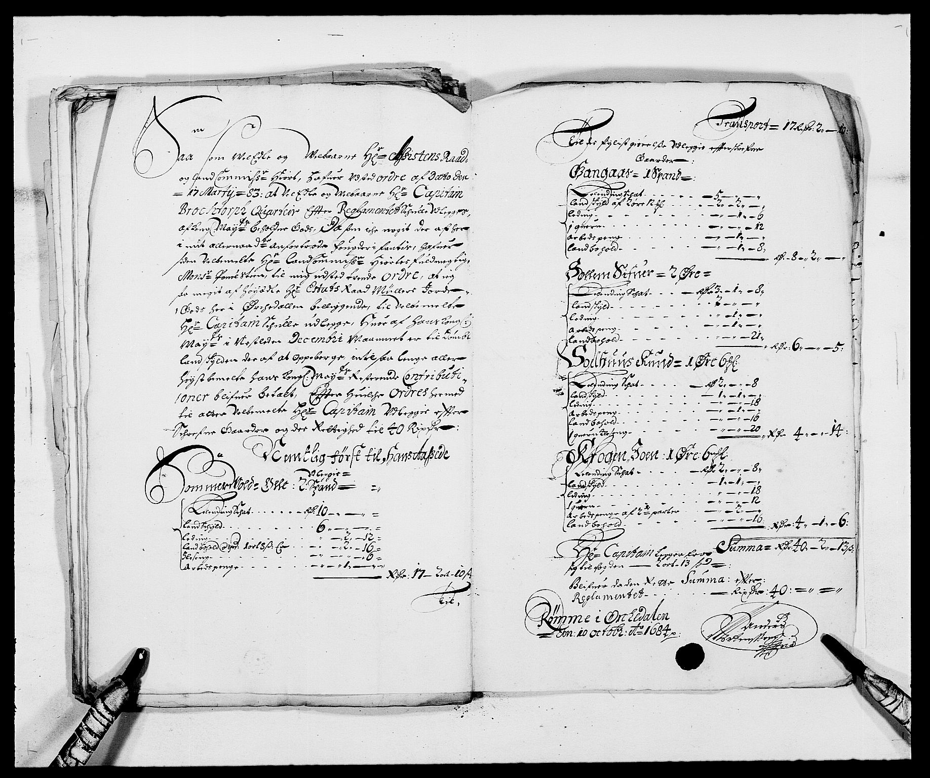 Rentekammeret inntil 1814, Reviderte regnskaper, Fogderegnskap, AV/RA-EA-4092/R58/L3935: Fogderegnskap Orkdal, 1687-1688, s. 188