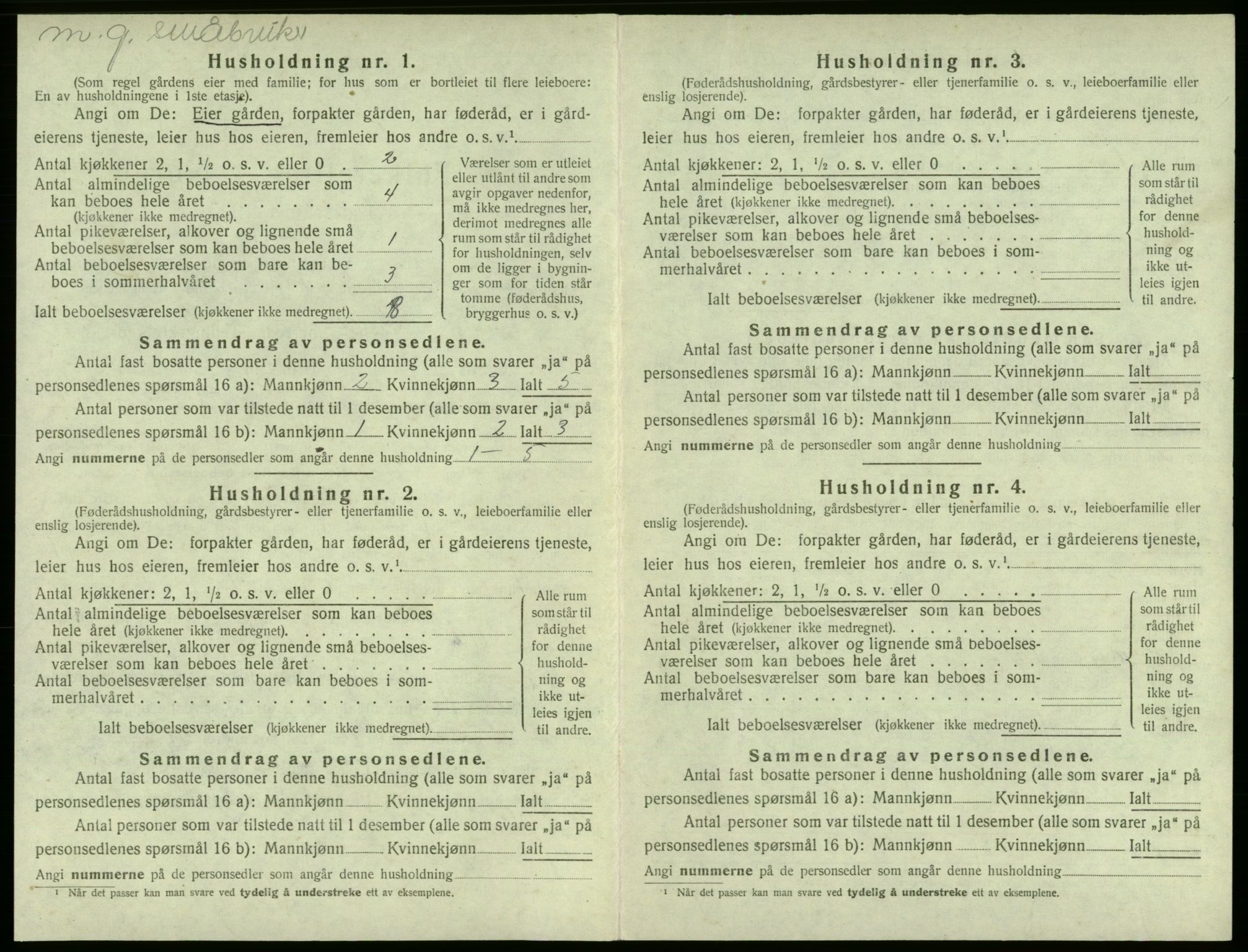 SAB, Folketelling 1920 for 1245 Sund herred, 1920, s. 175