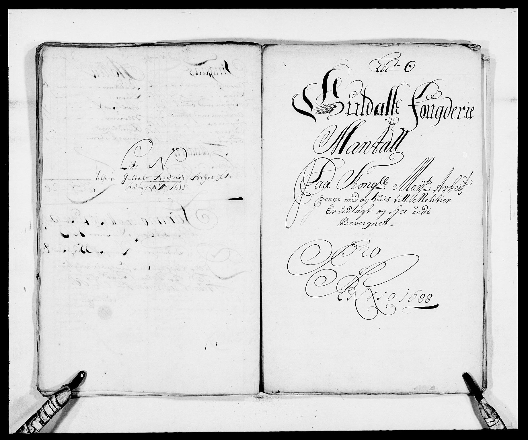 Rentekammeret inntil 1814, Reviderte regnskaper, Fogderegnskap, AV/RA-EA-4092/R59/L3939: Fogderegnskap Gauldal, 1687-1688, s. 277
