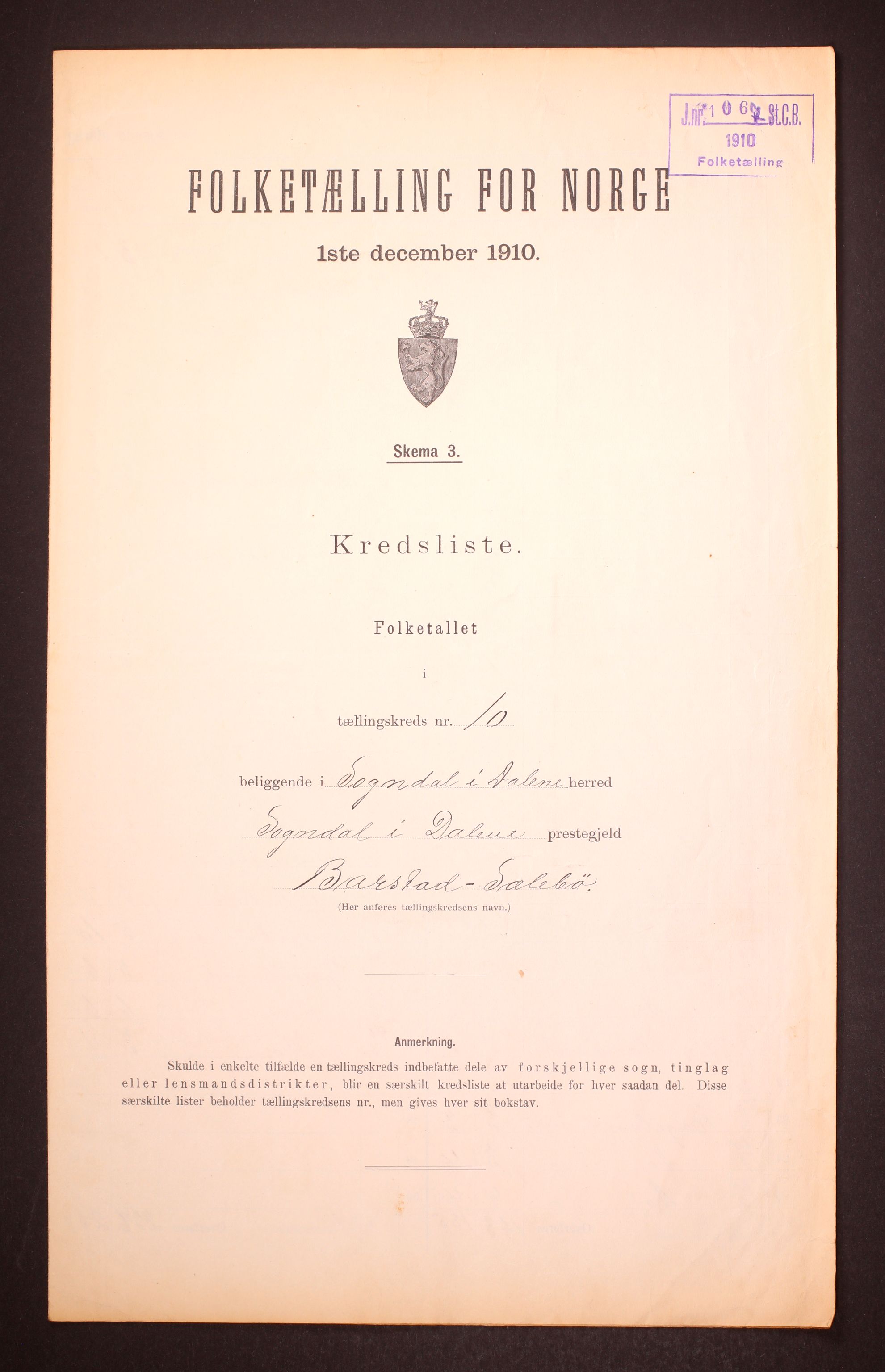 RA, Folketelling 1910 for 1111 Sokndal herred, 1910, s. 31