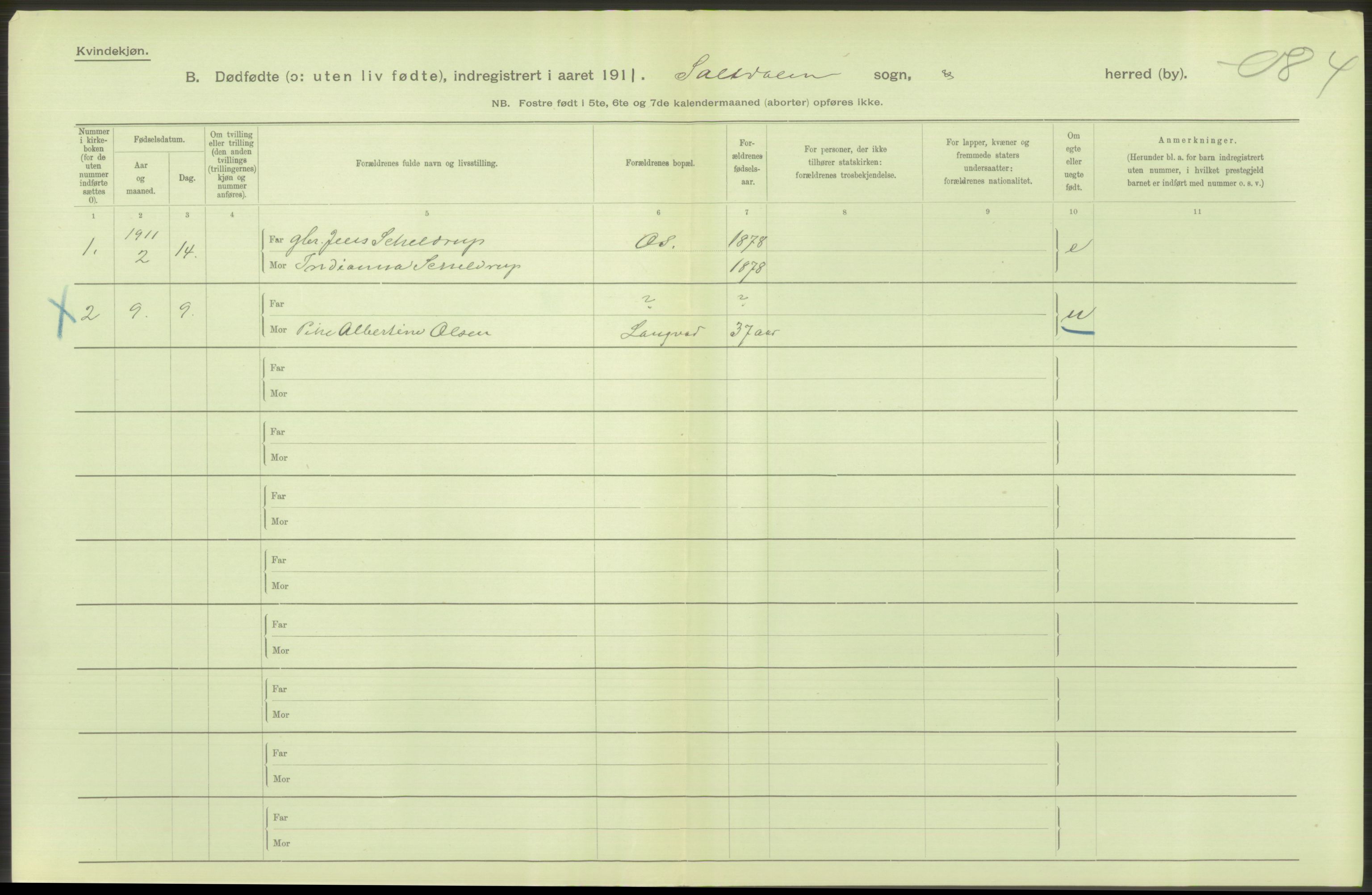 Statistisk sentralbyrå, Sosiodemografiske emner, Befolkning, RA/S-2228/D/Df/Dfb/Dfba/L0046: Nordlands amt:  Døde, dødfødte. Bygder og byer., 1911, s. 120