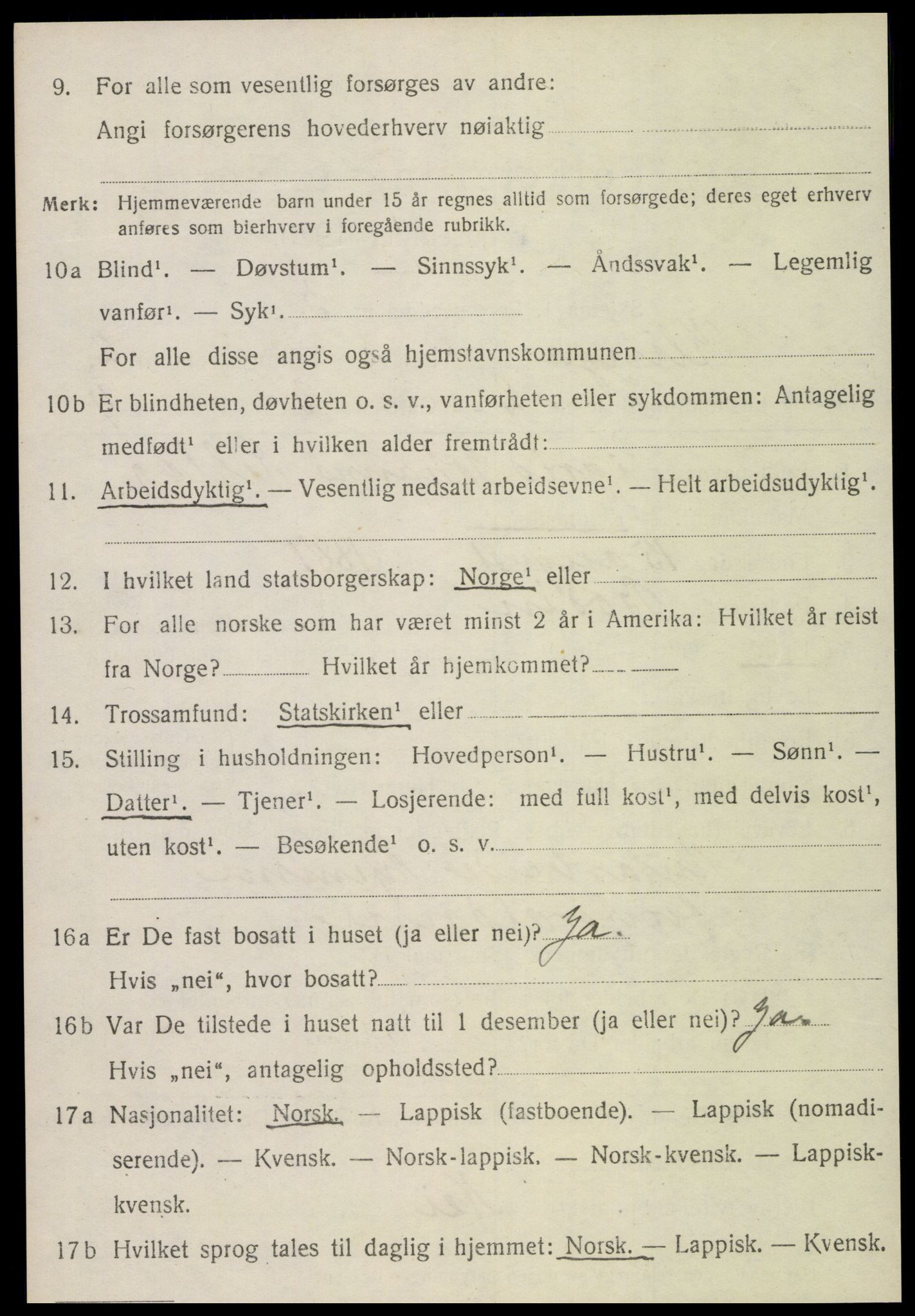 SAT, Folketelling 1920 for 1746 Klinga herred, 1920, s. 1454
