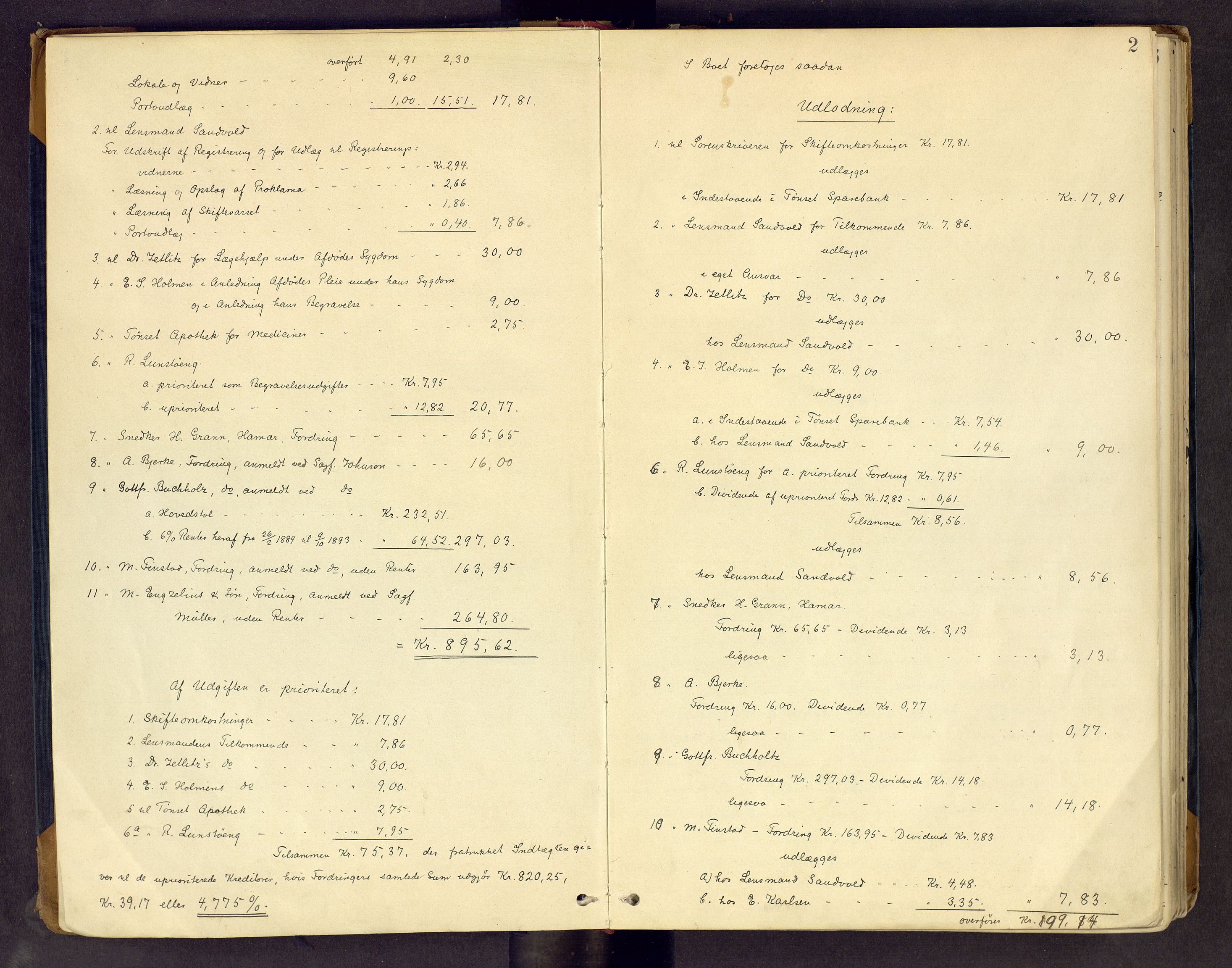 Nord-Østerdal tingrett, AV/SAH-TING-020/J/Jd/L0005: Skifteutlodningsprotokoll, 1893-1907, s. 2