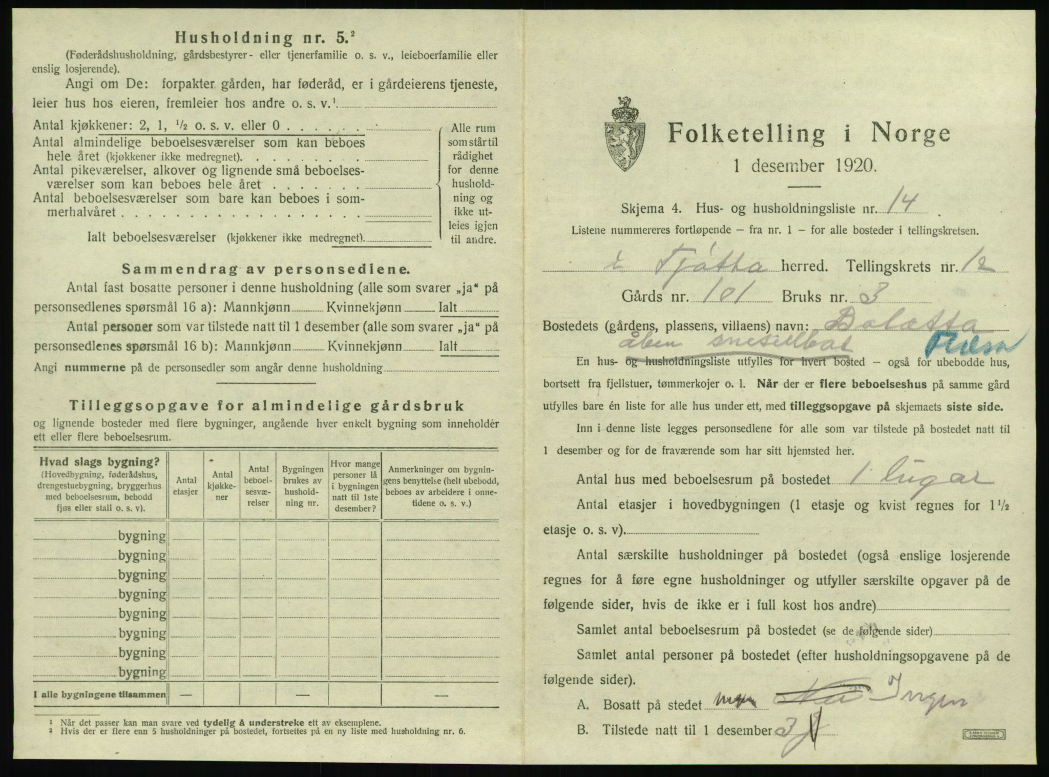 SAT, Folketelling 1920 for 1817 Tjøtta herred, 1920, s. 711