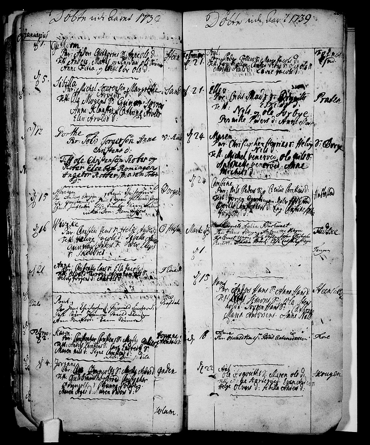 Stokke kirkebøker, SAKO/A-320/F/Fa/L0002: Ministerialbok nr. I 2, 1732-1770, s. 20
